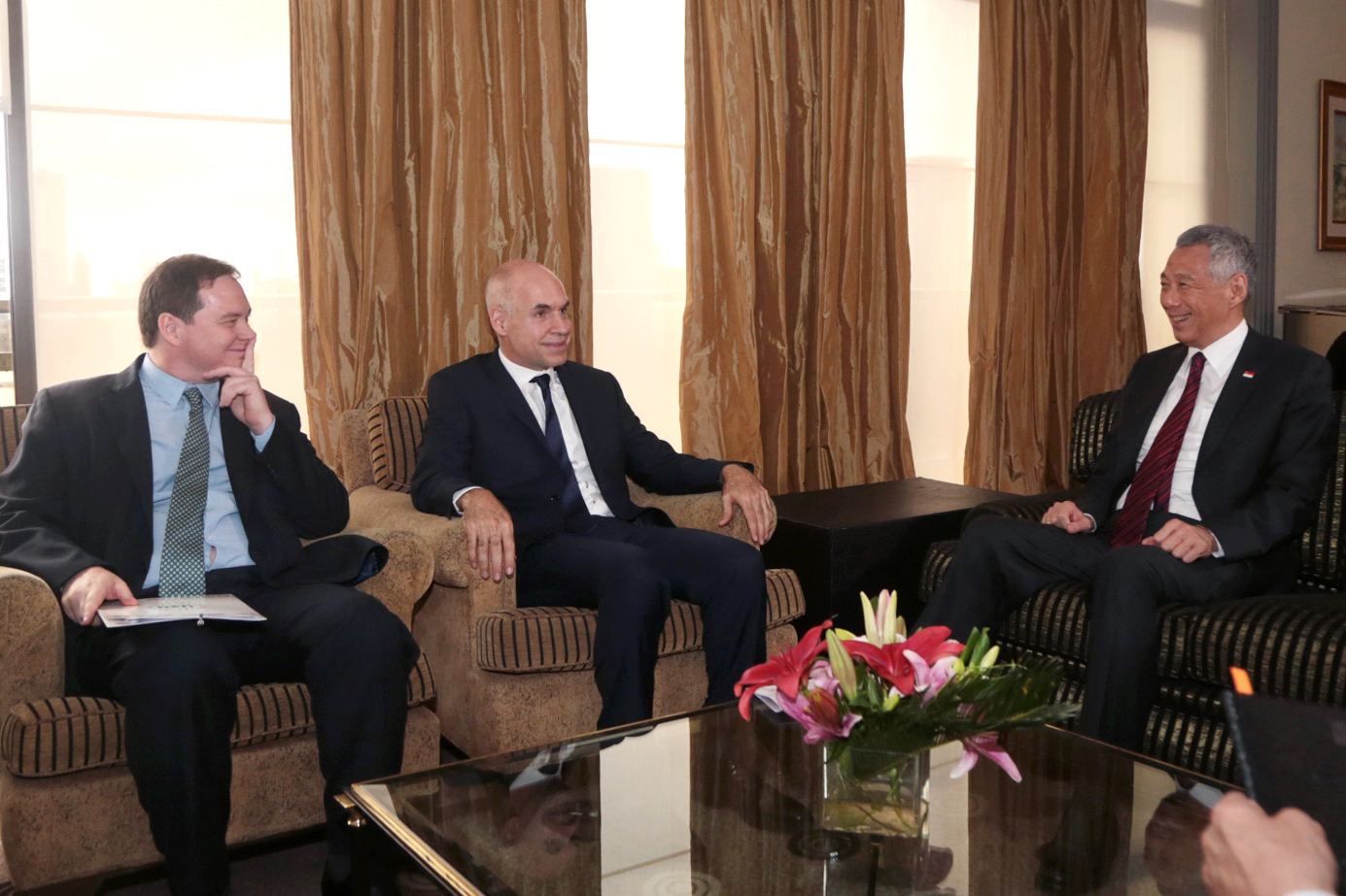 Rodríguez Larreta se reunió con el Primer Ministro de Singapur