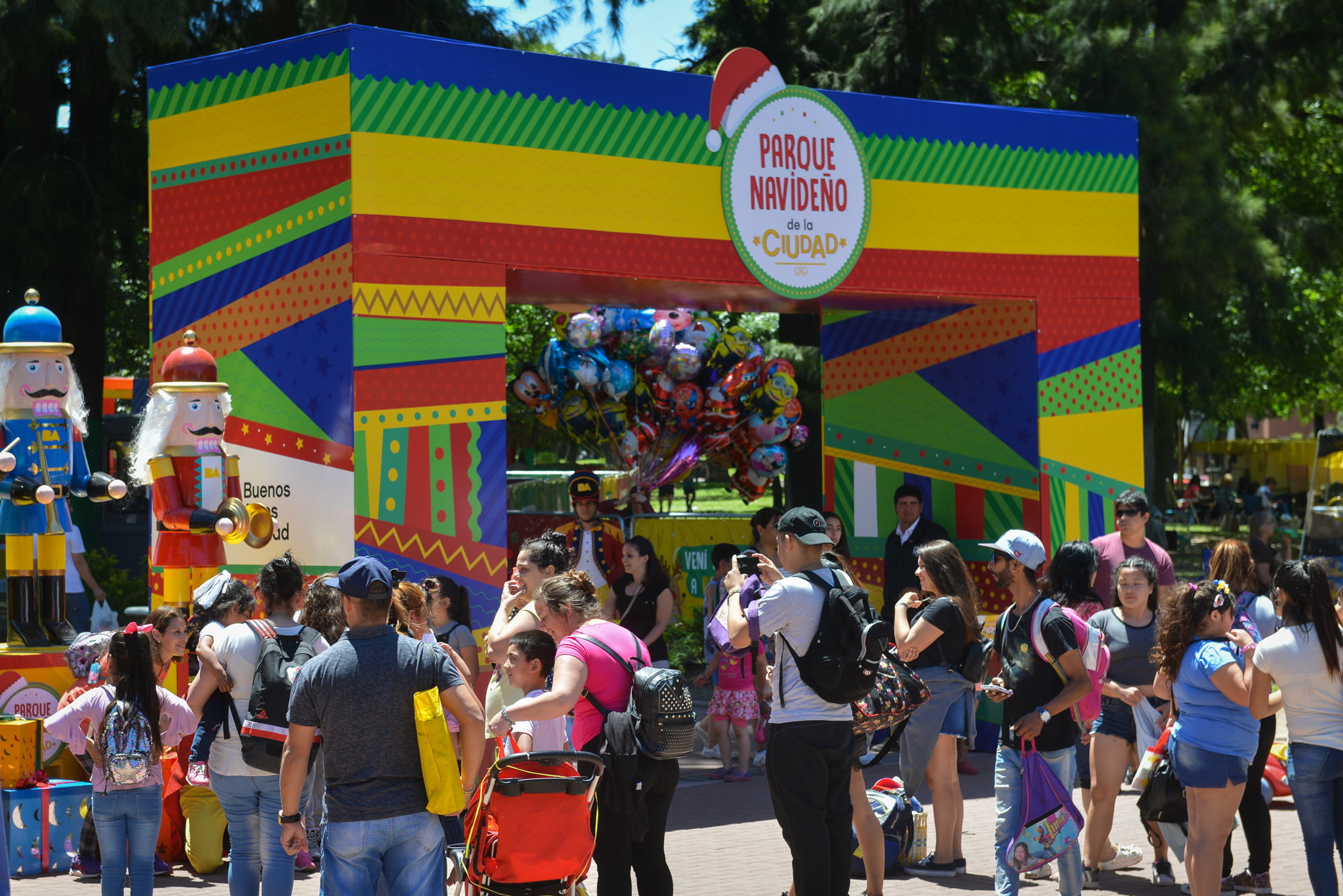 Parque Navideño: casi 30.000 personas lo visitaron en su primer día