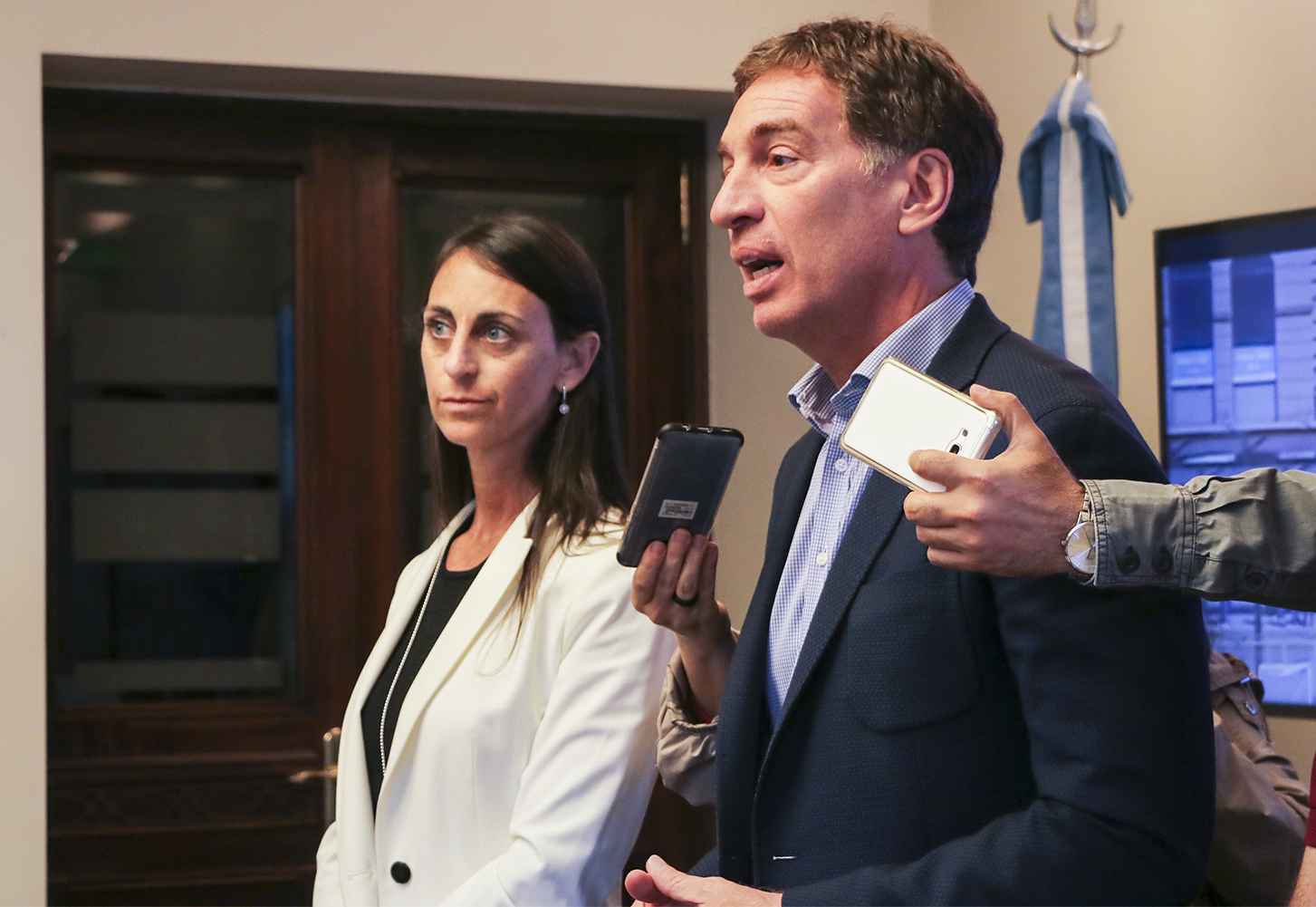 Santilli: "Estamos trabajando con Nación para erradicar la violencia y las mafias del fútbol"