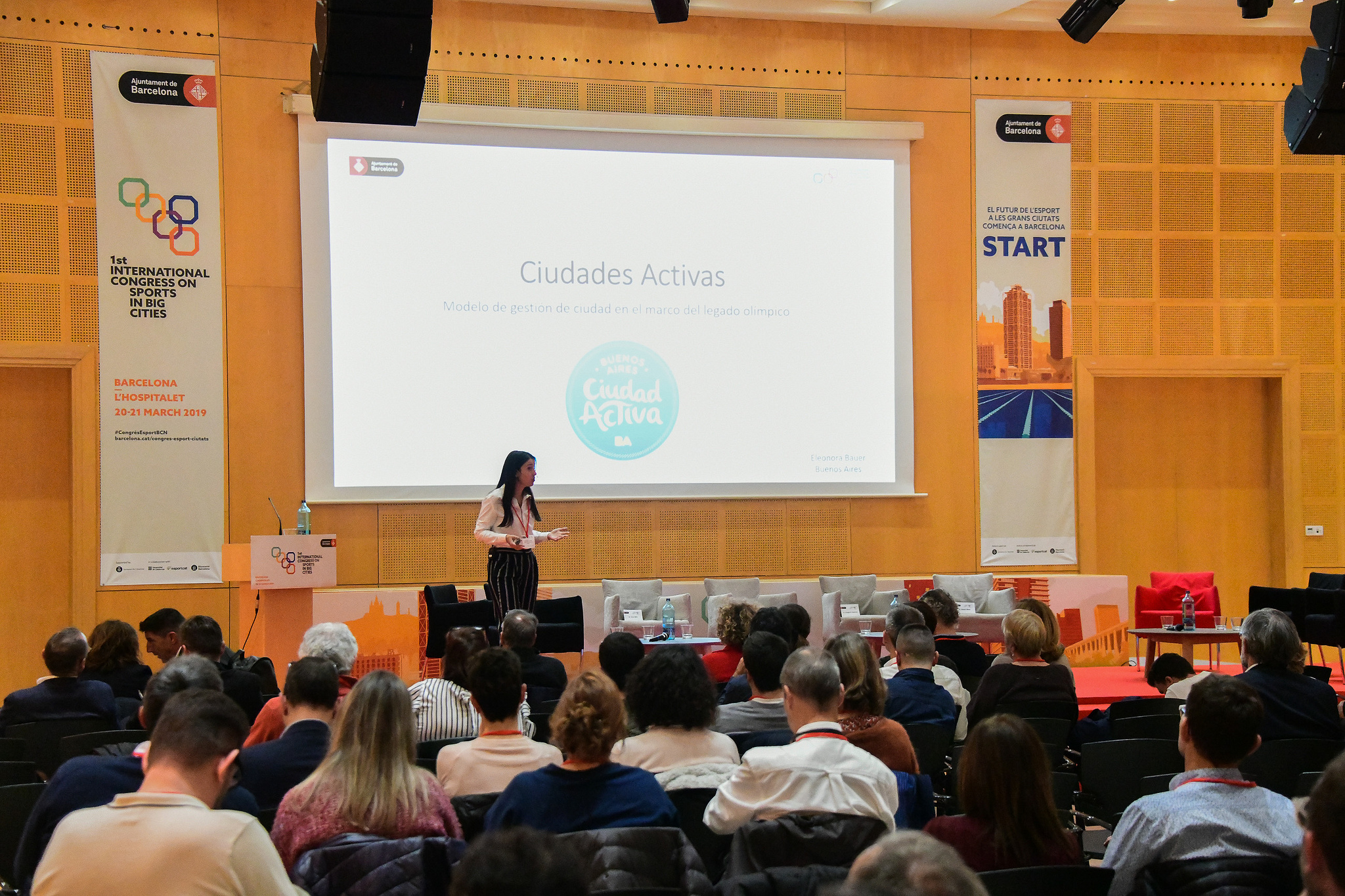 La encargada de BA Ciudad Activa disertó en Barcelona