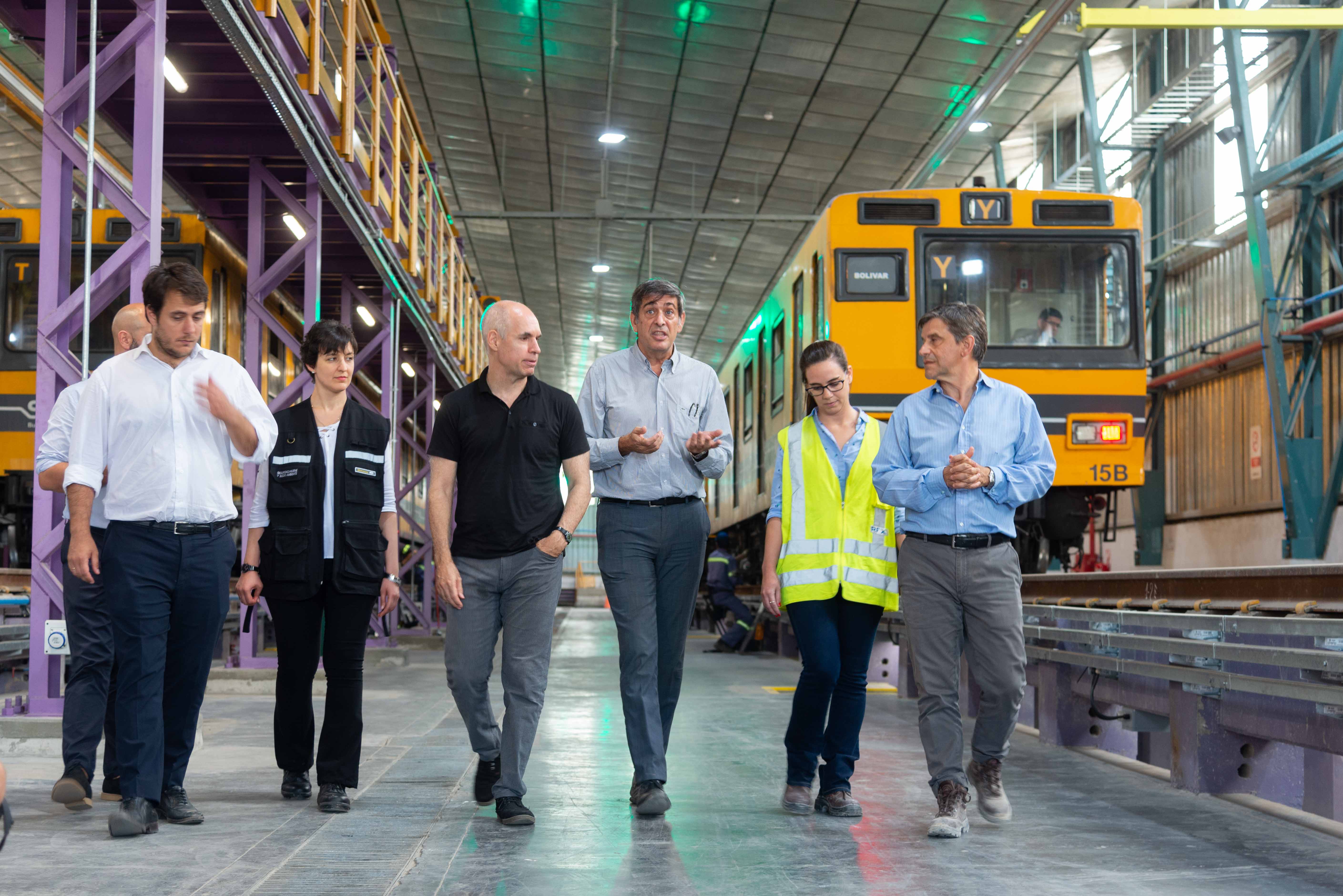 Rodríguez Larreta inauguró la primera etapa del Taller Lacarra de la Línea E del Subte
