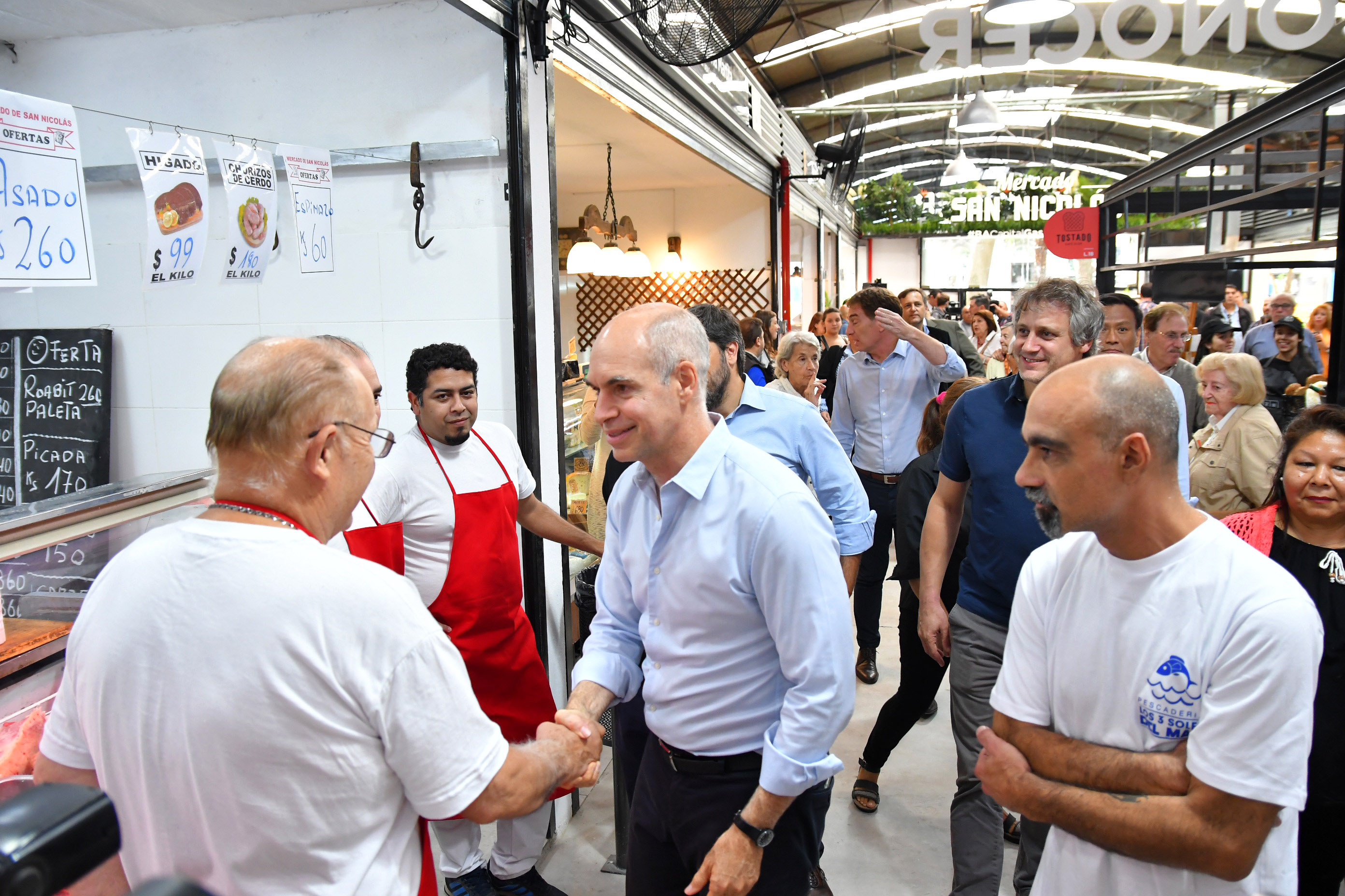 Rodríguez Larreta reinauguró el histórico Mercado de San Nicolás