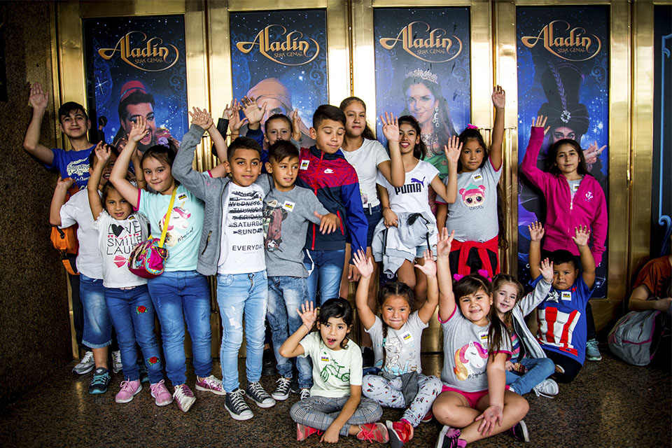 Más de 500 vecinos disfrutaron “Aladin”