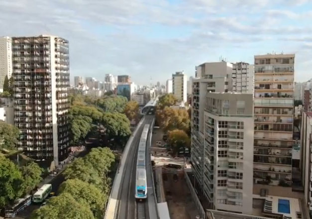 Toda la obra, desde un drone