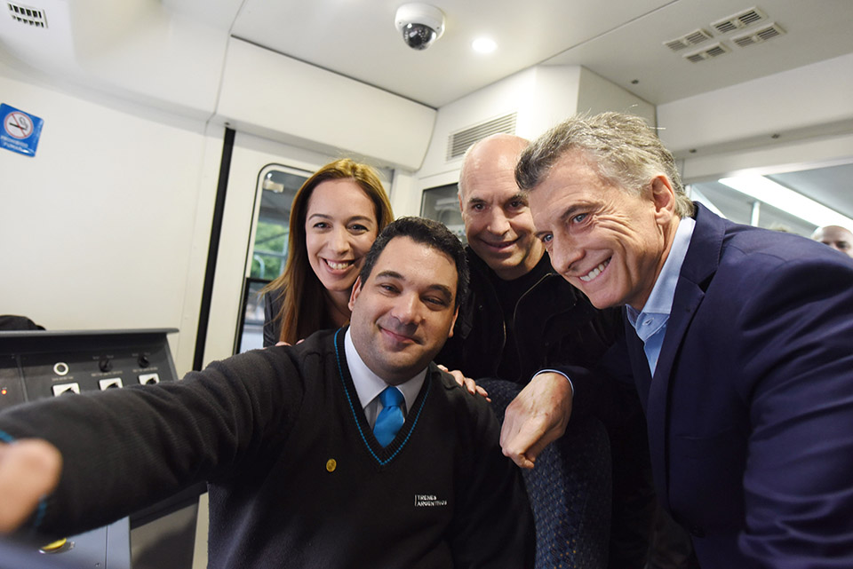 Macri, Rodríguez Larreta y Vidal inauguraron el Viaducto Mitre