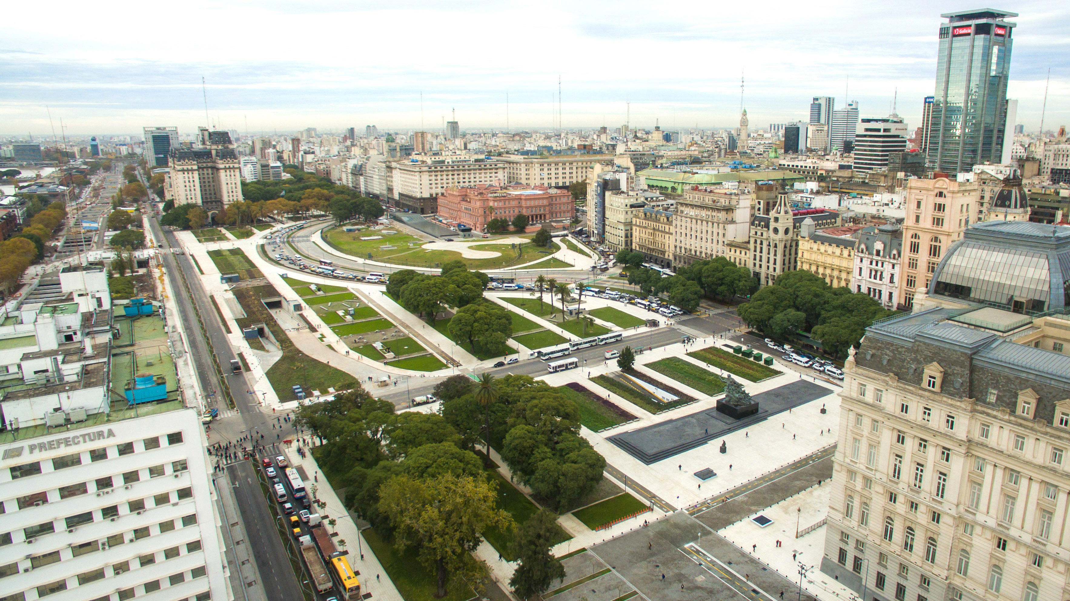 El Parque del Bajo, desde un drone