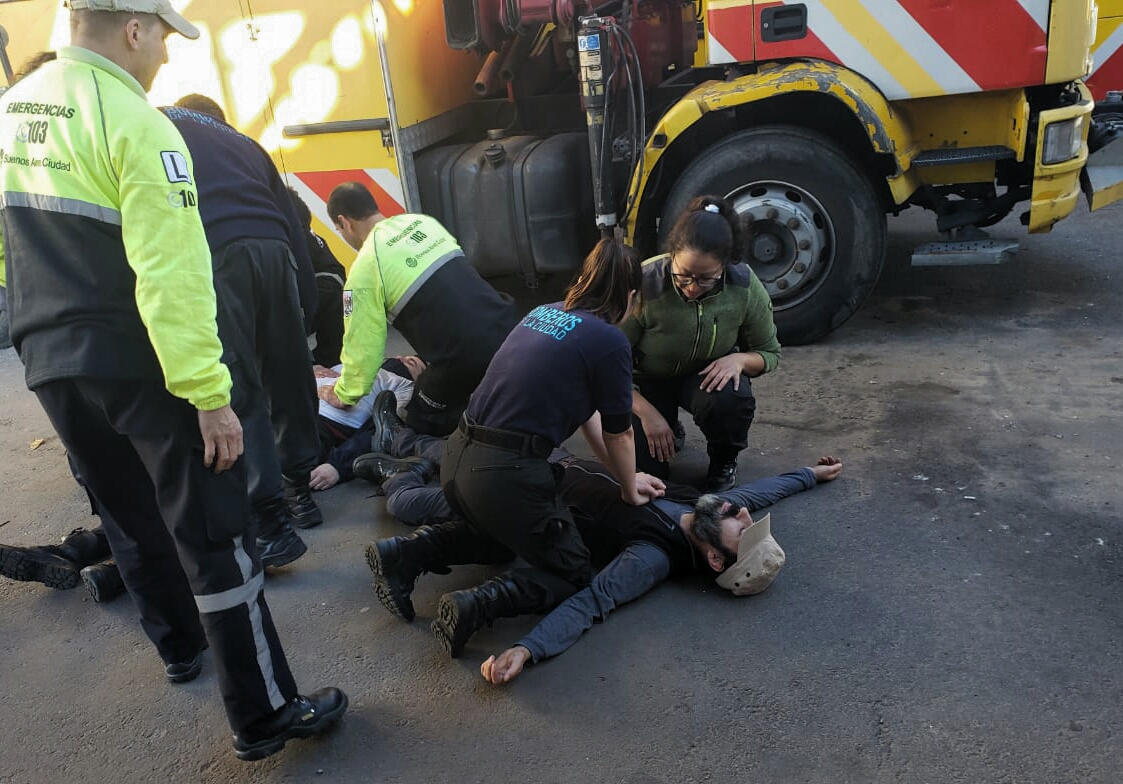 El Servicio de Emergencias israelí Magen David Adom (MDA) capacitó a los equipos de emergencias de la Ciudad.