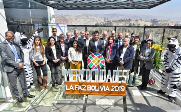 El Consejo de Mercociudades se reunió en La Paz, Bolivia
