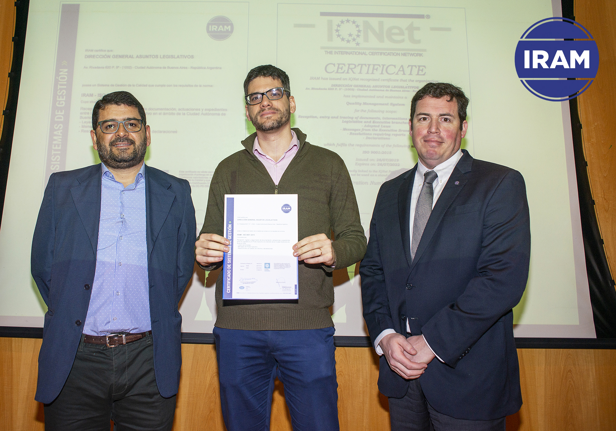 El Ministerio de Gobierno porteño obtuvo la certificación ISO 9001/2015, que garantiza la calidad de sus procesos internos