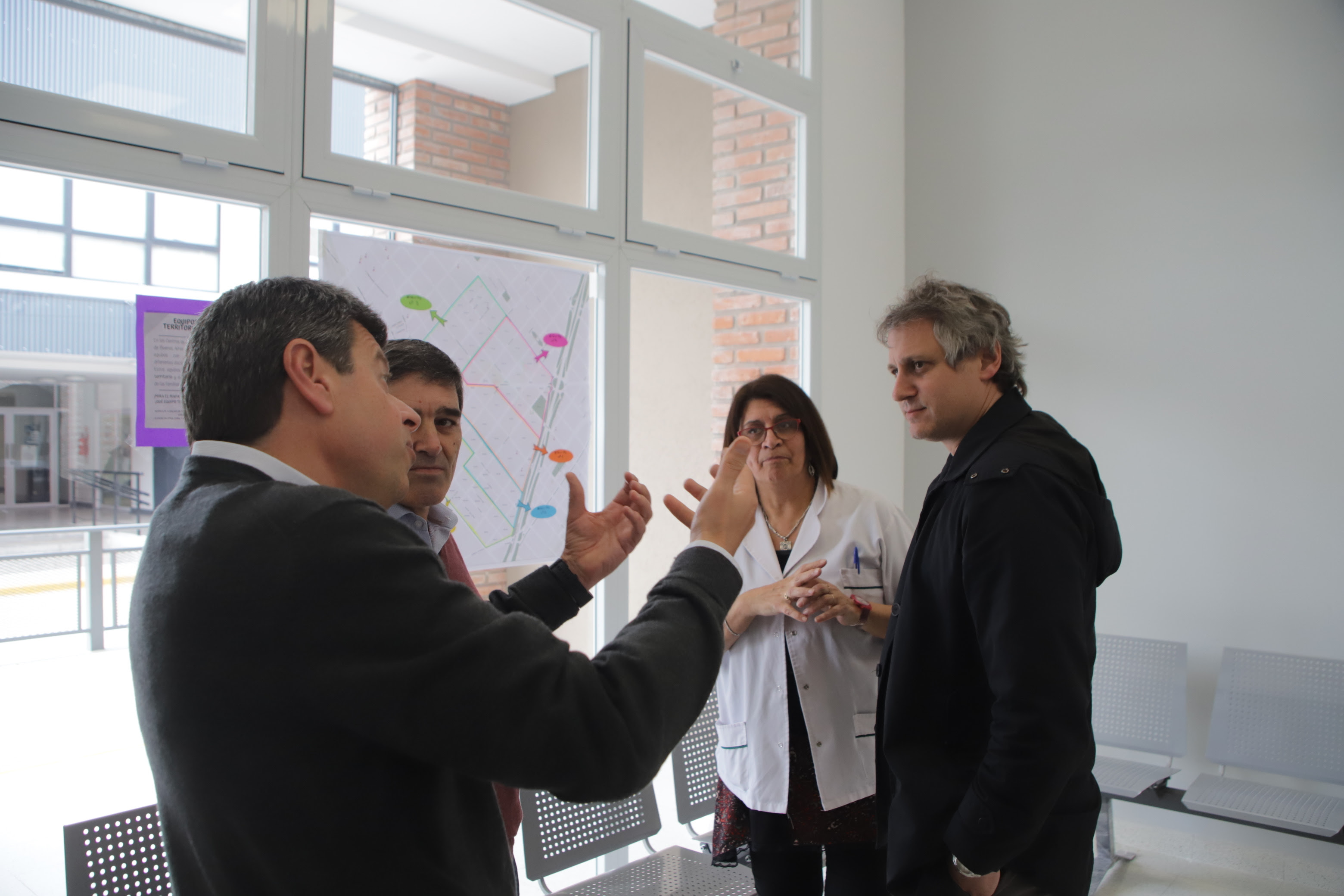 Felipe Miguel recorrió el nuevo Centro de Salud N° 28 en Villa Lugano