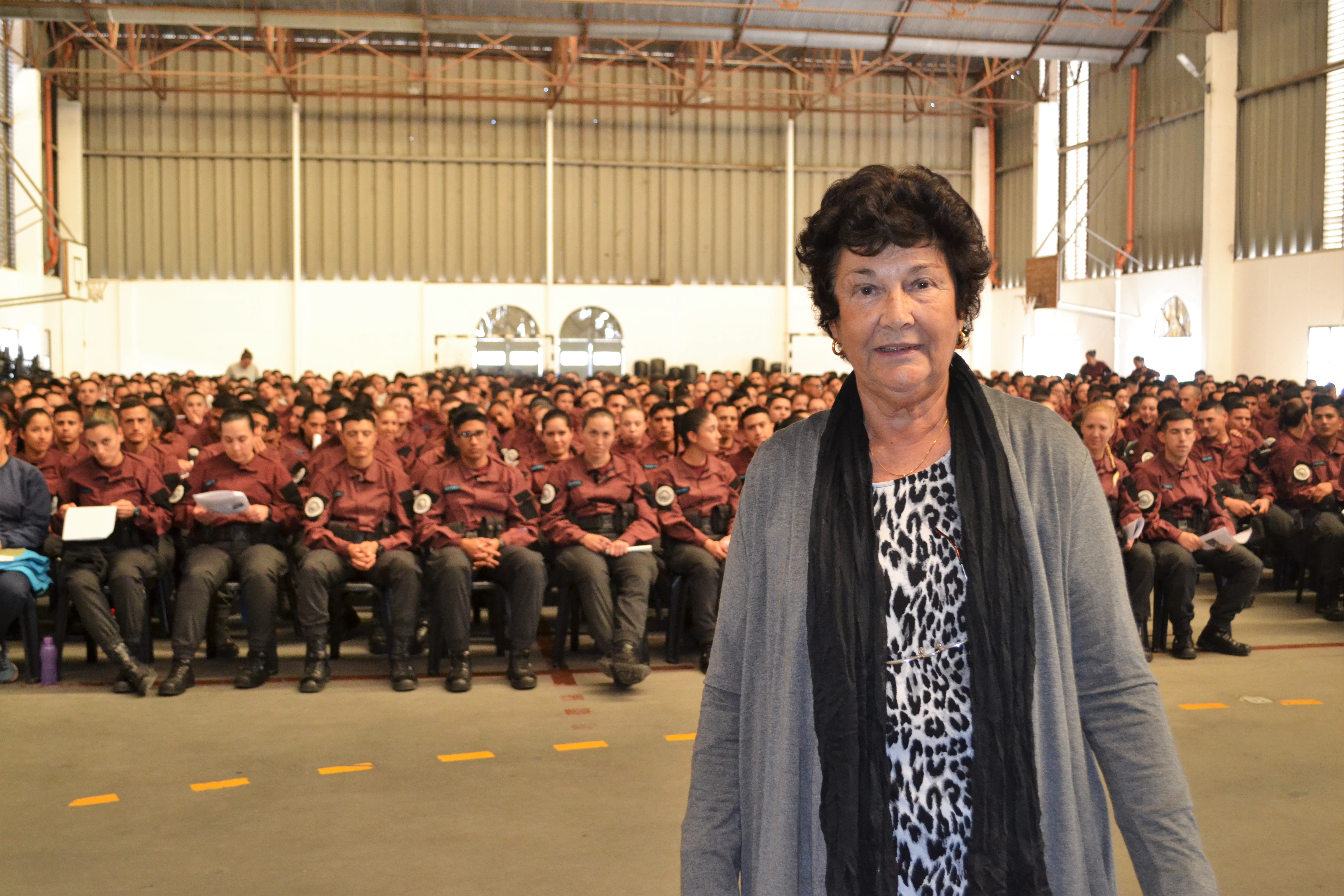 Una sobreviente del Holocausto brindó testimonio en el Instituto Superior de Seguridad Pública