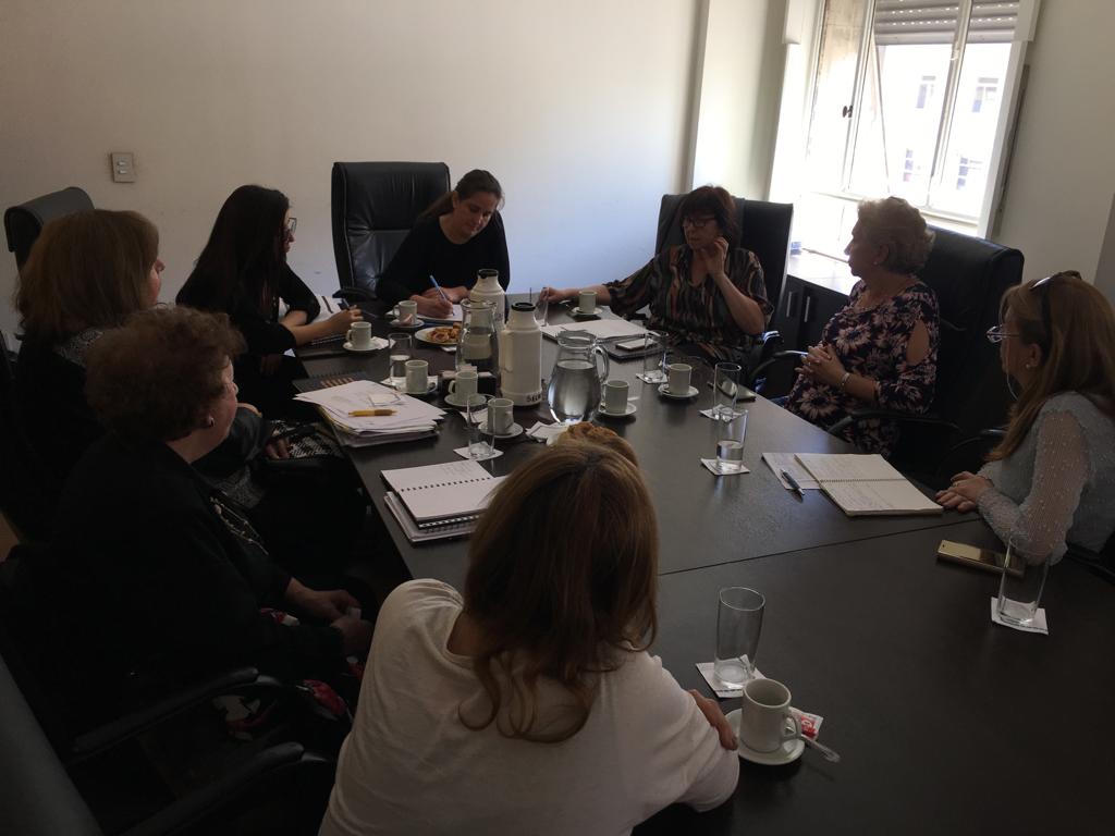 Reunión con monitoras de FEPBA y TESBA