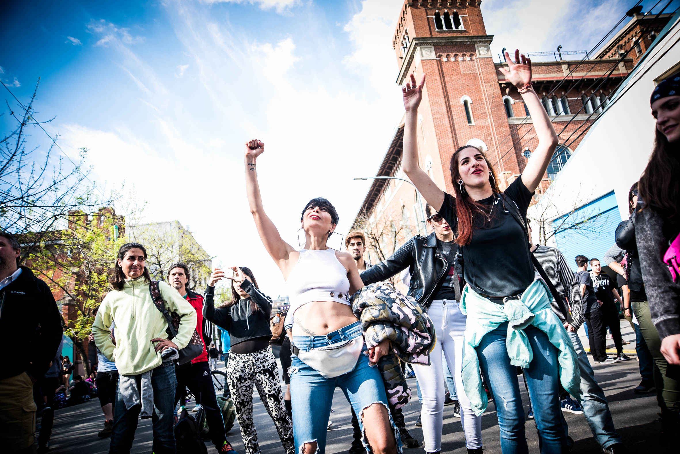 Los artistas de Arte en Barrios se lucieron en Ciudad Emergente
