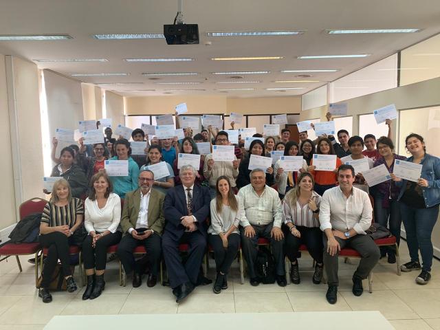 Nuevos egresados del Curso de Introducción al Trabajo