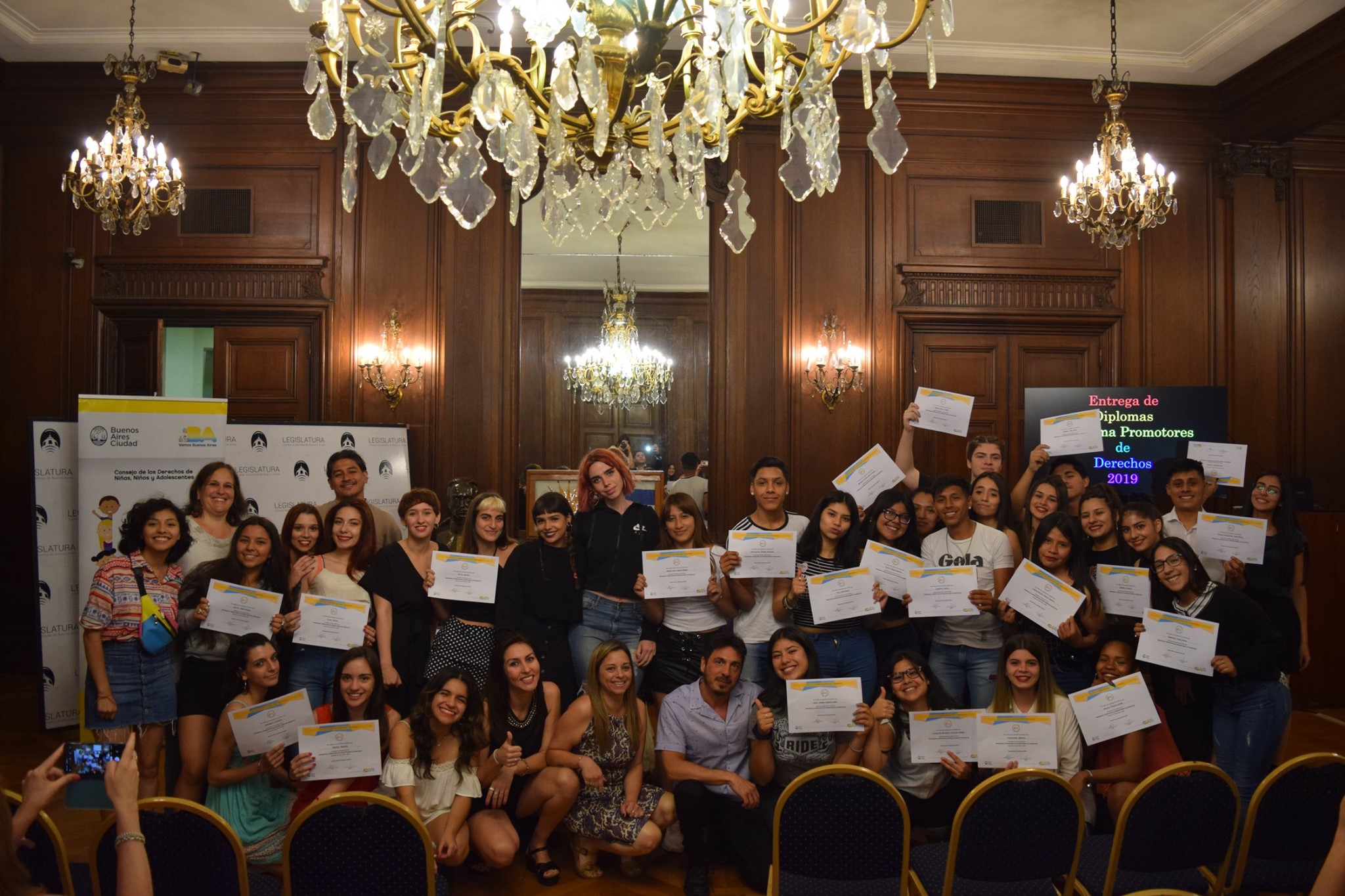 Se entregaron los diplomas a los Promotores de Derechos 2019