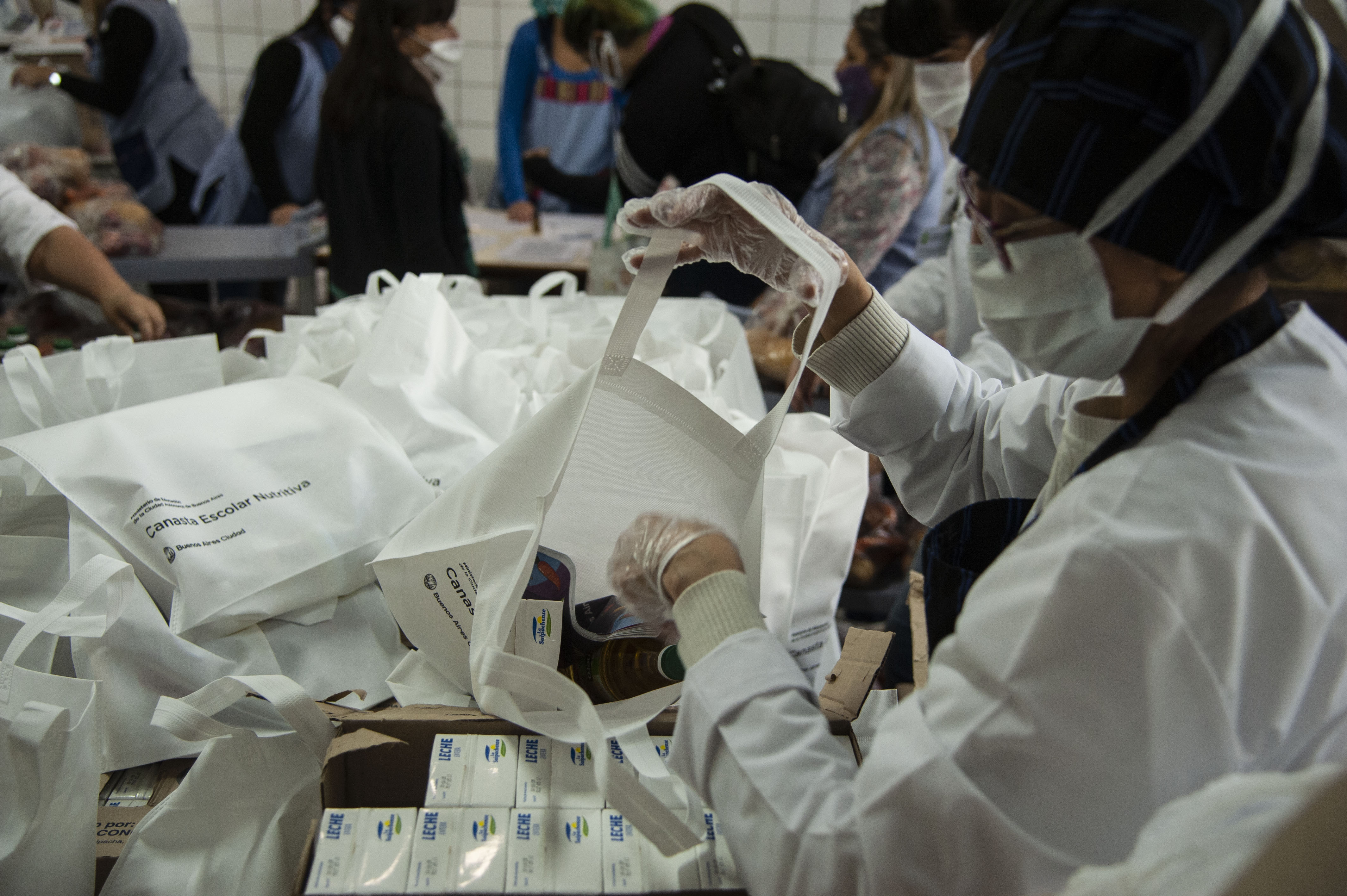 Tercera entrega de la canasta escolar nutritiva