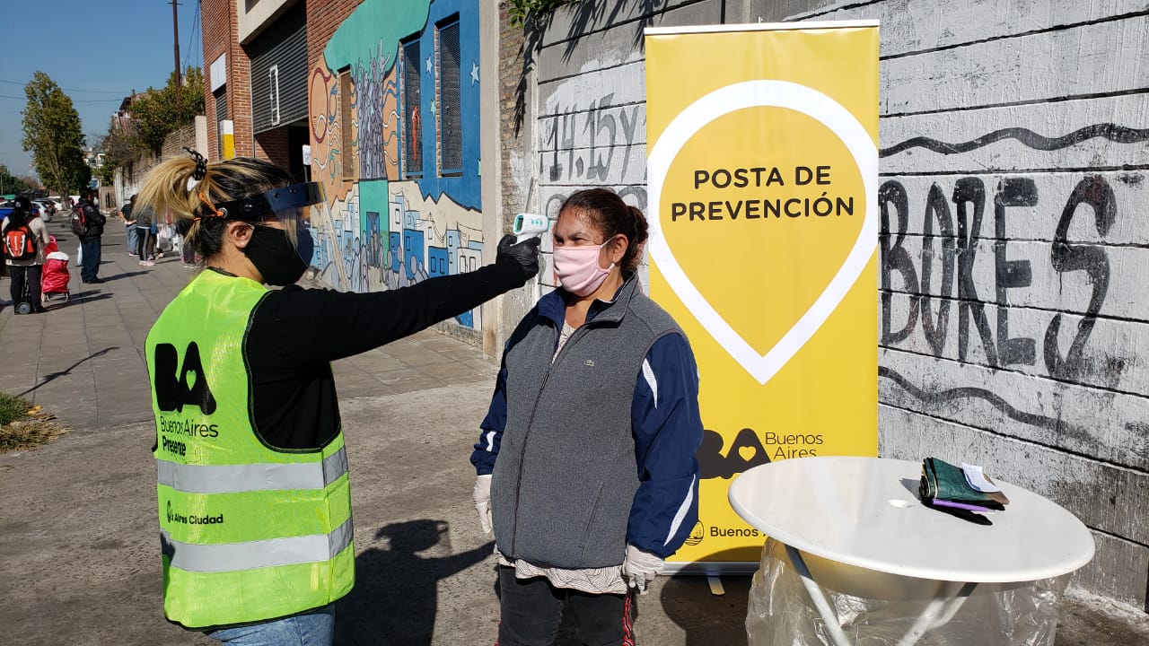 Covid-19: 50 postas de prevención en barrios vulnerables
