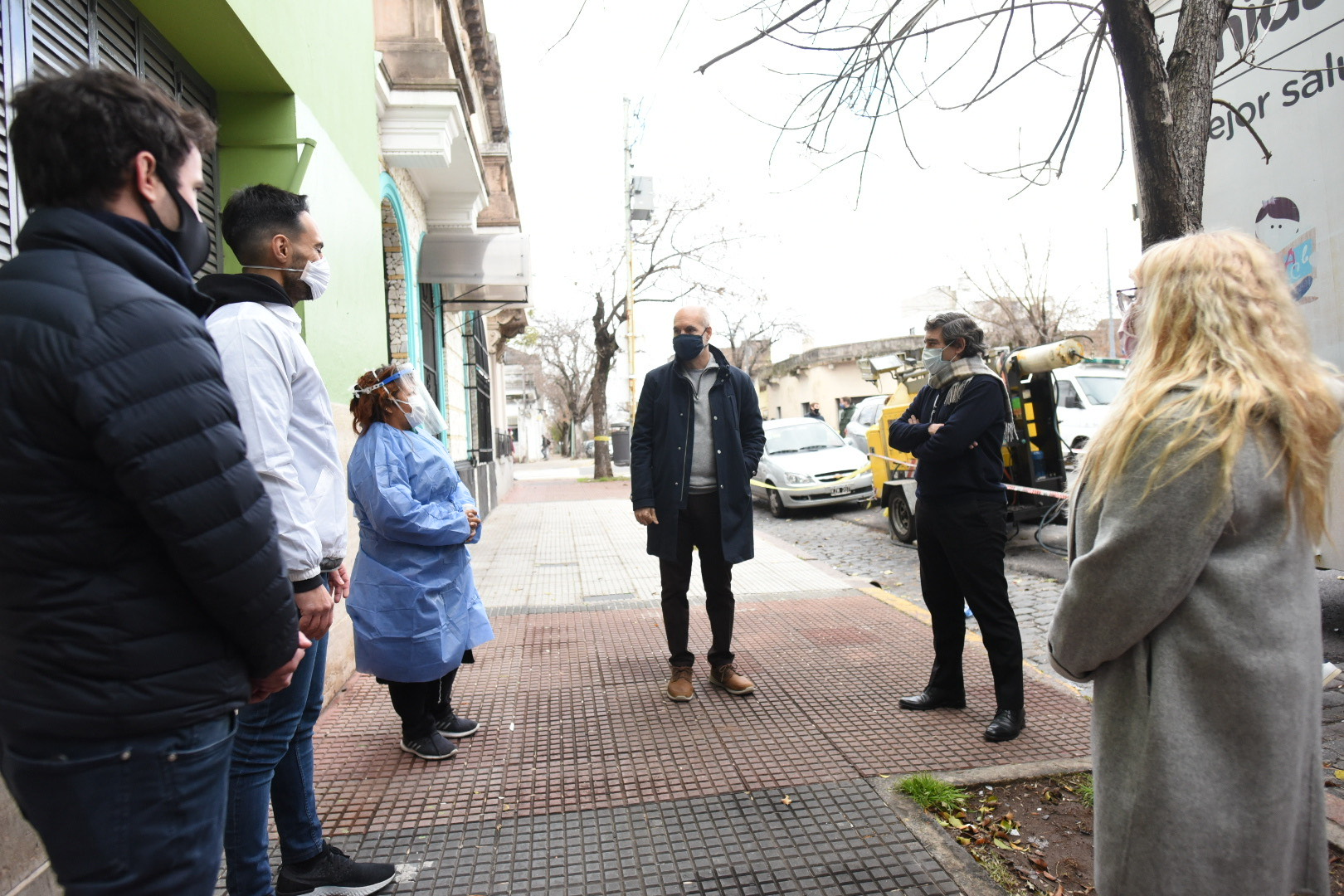 Coronavirus: Rodríguez Larreta participó del Plan DetectAR en Parque Chacabuco
