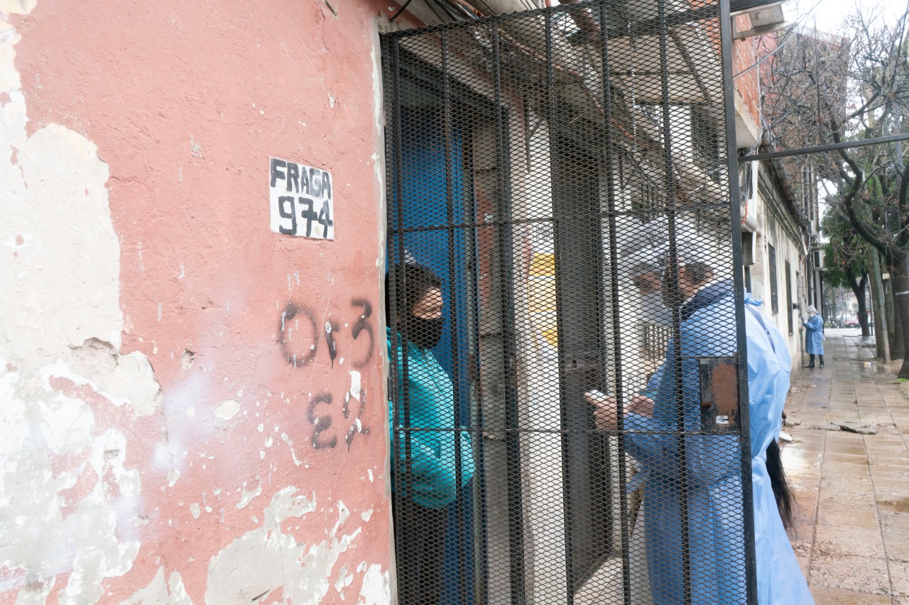 Video: recorrida por el Barrio Fraga para identificar casos de coronavirus