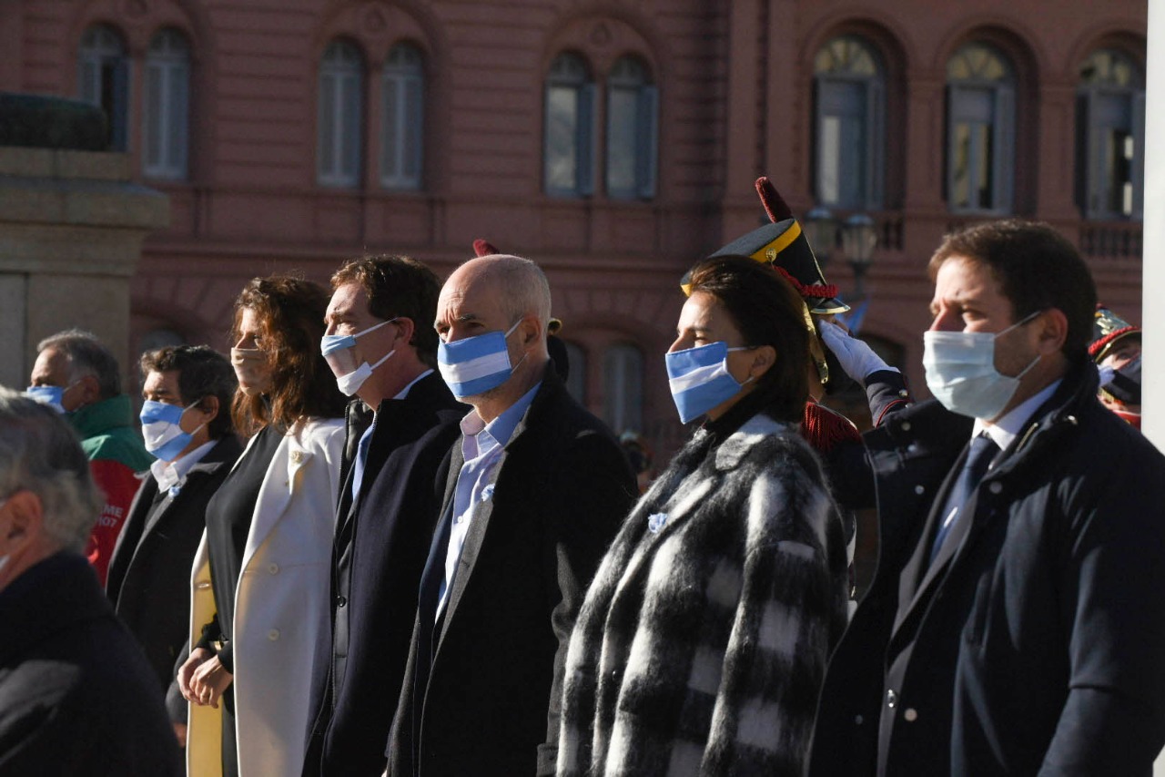 Rodríguez Larreta encabezó el acto por el Día de la Independencia