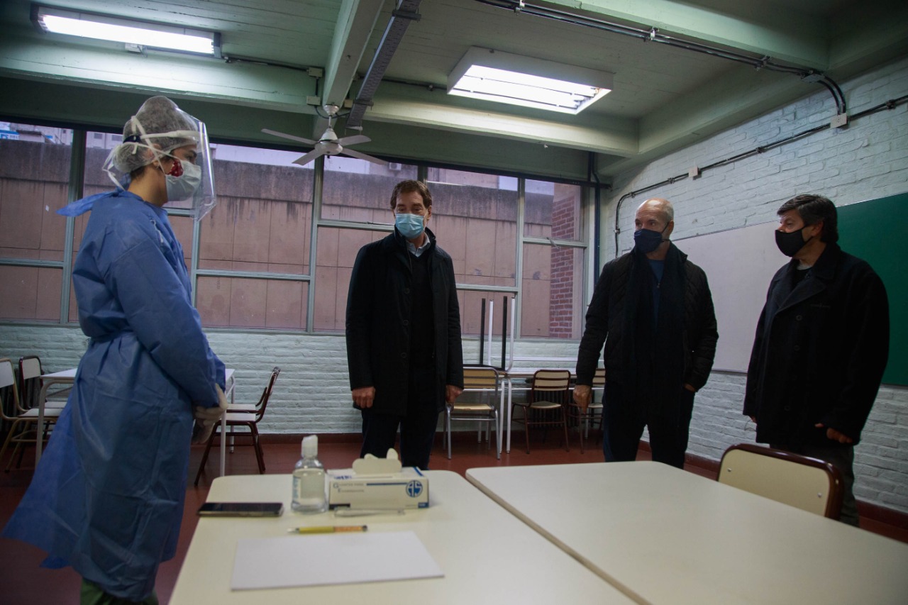 El Operativo DetectAR Móvil llegó al barrio de Caballito y en total ya fueron testeados casi 5.000 vecinos