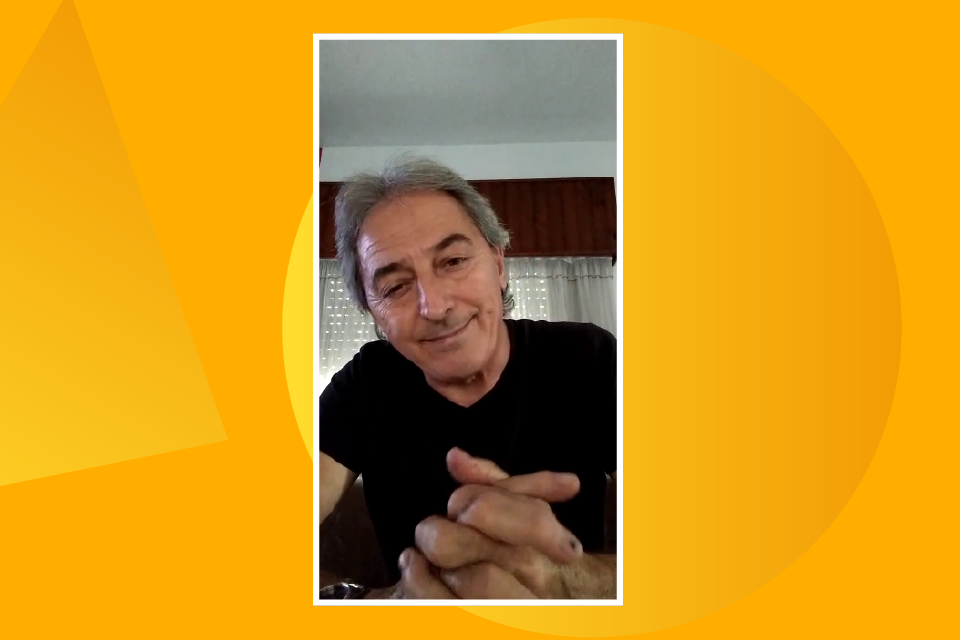 El tango y la pintura son las pasiones de Lorenzo