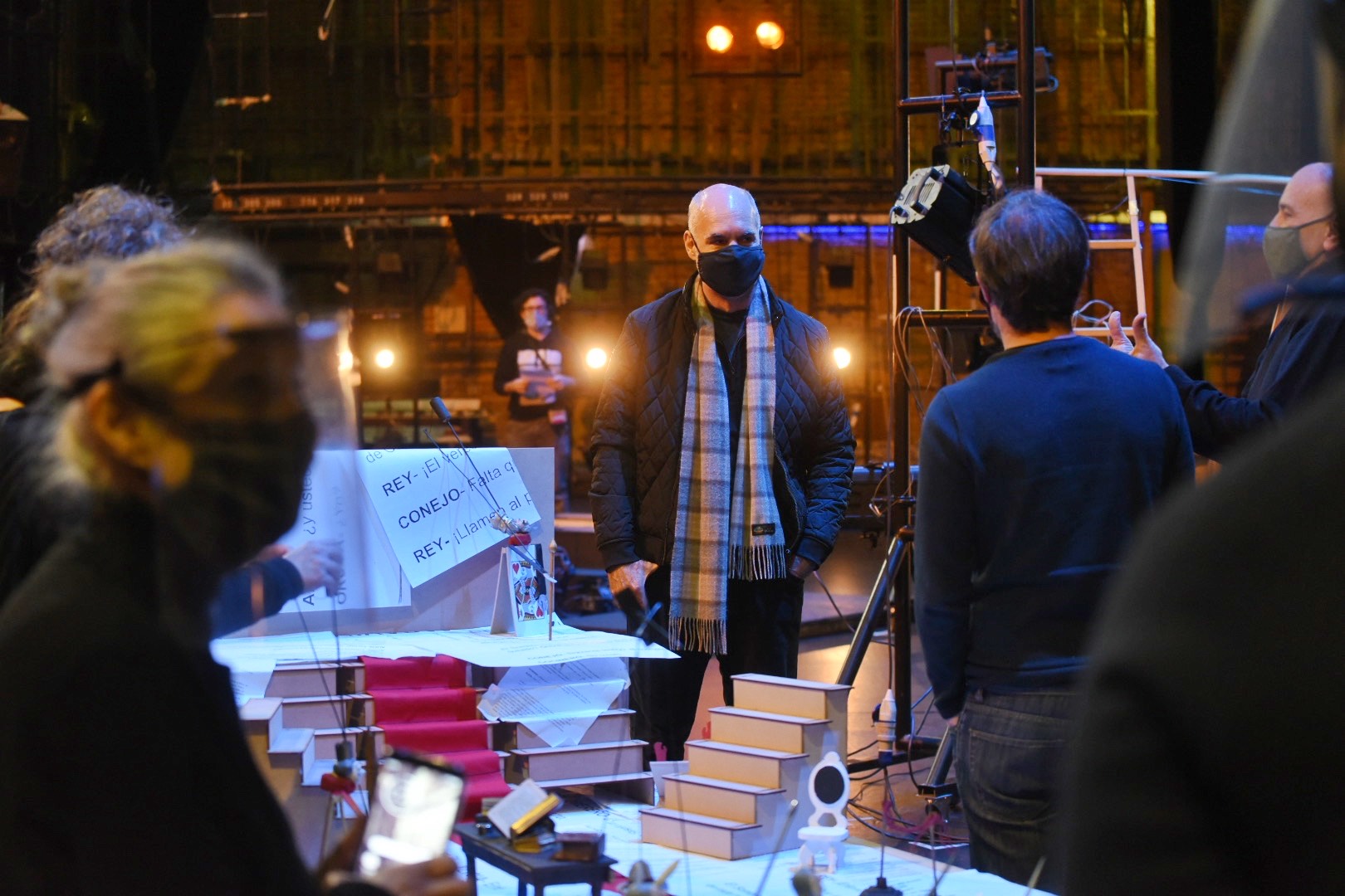 Cómo fue el primer día de rodaje de las obras teatrales de la Ciudad que se transmitirán vía streaming