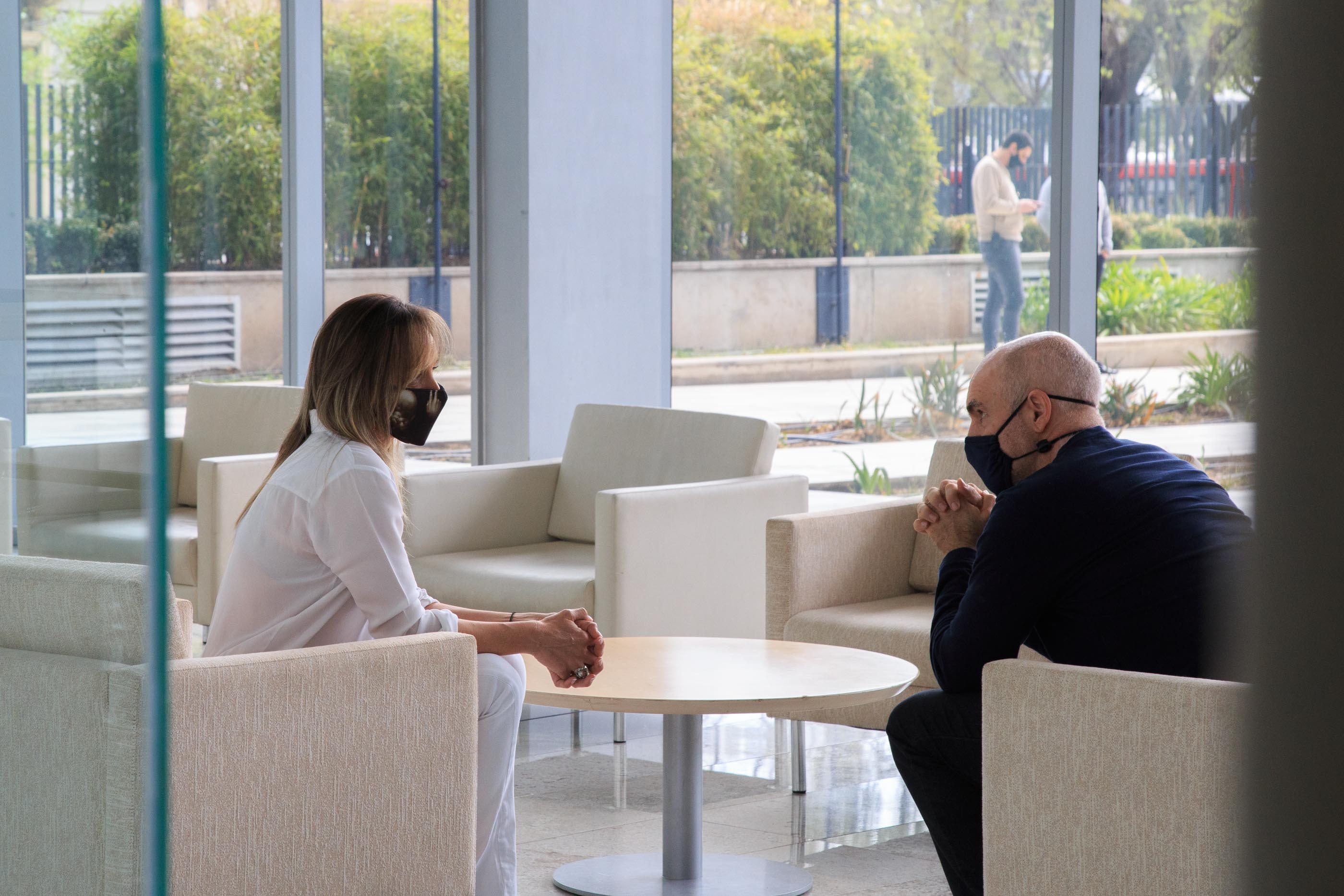 Rodríguez Larreta y Galmarini inician conjuntamente la planificación de obras de infraestructura cloacal y red de tendido de agua
