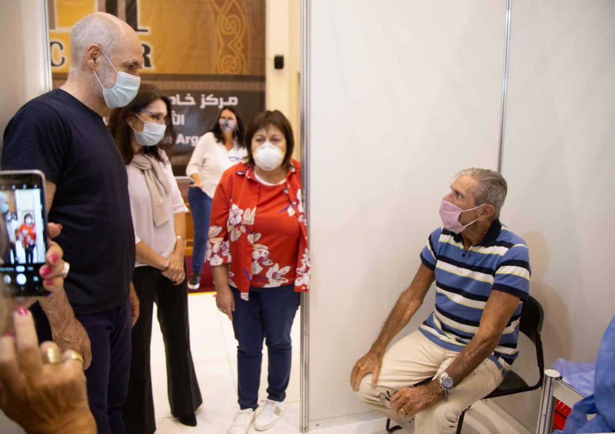 Rodríguez Larreta visitó el Centro Islámico en el barrio de Palermo