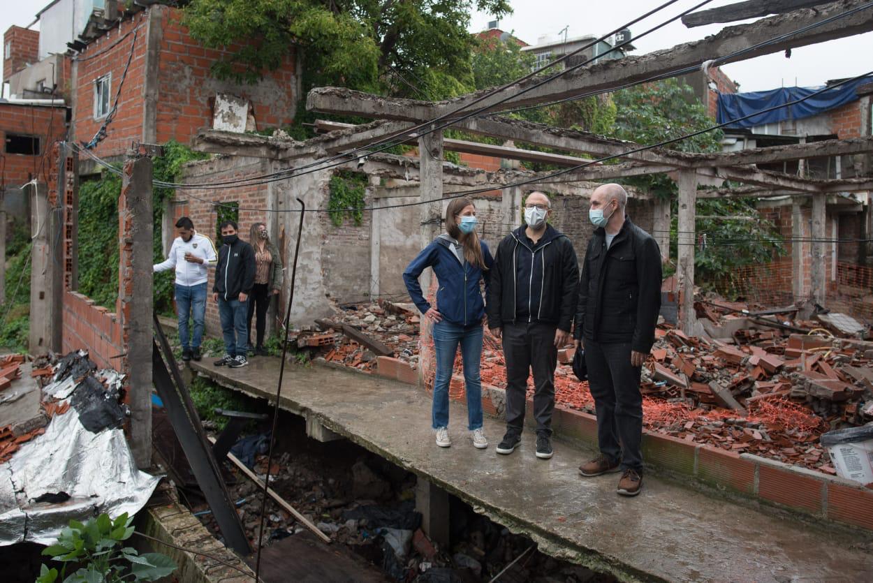Rodríguez Larreta recorrió el avance del proceso de integración del barrio Rodrigo Bueno