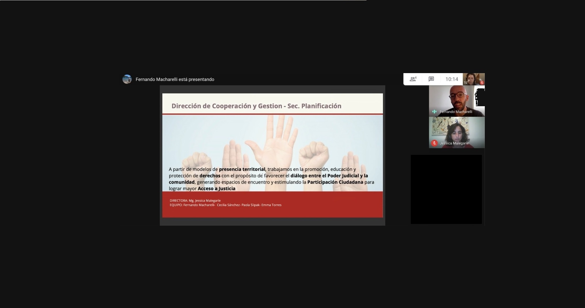 El OGDAI se reunió con representantes de la Dirección de Cooperación y Gestión del Consejo de la Magistratura de C.A.B.A.