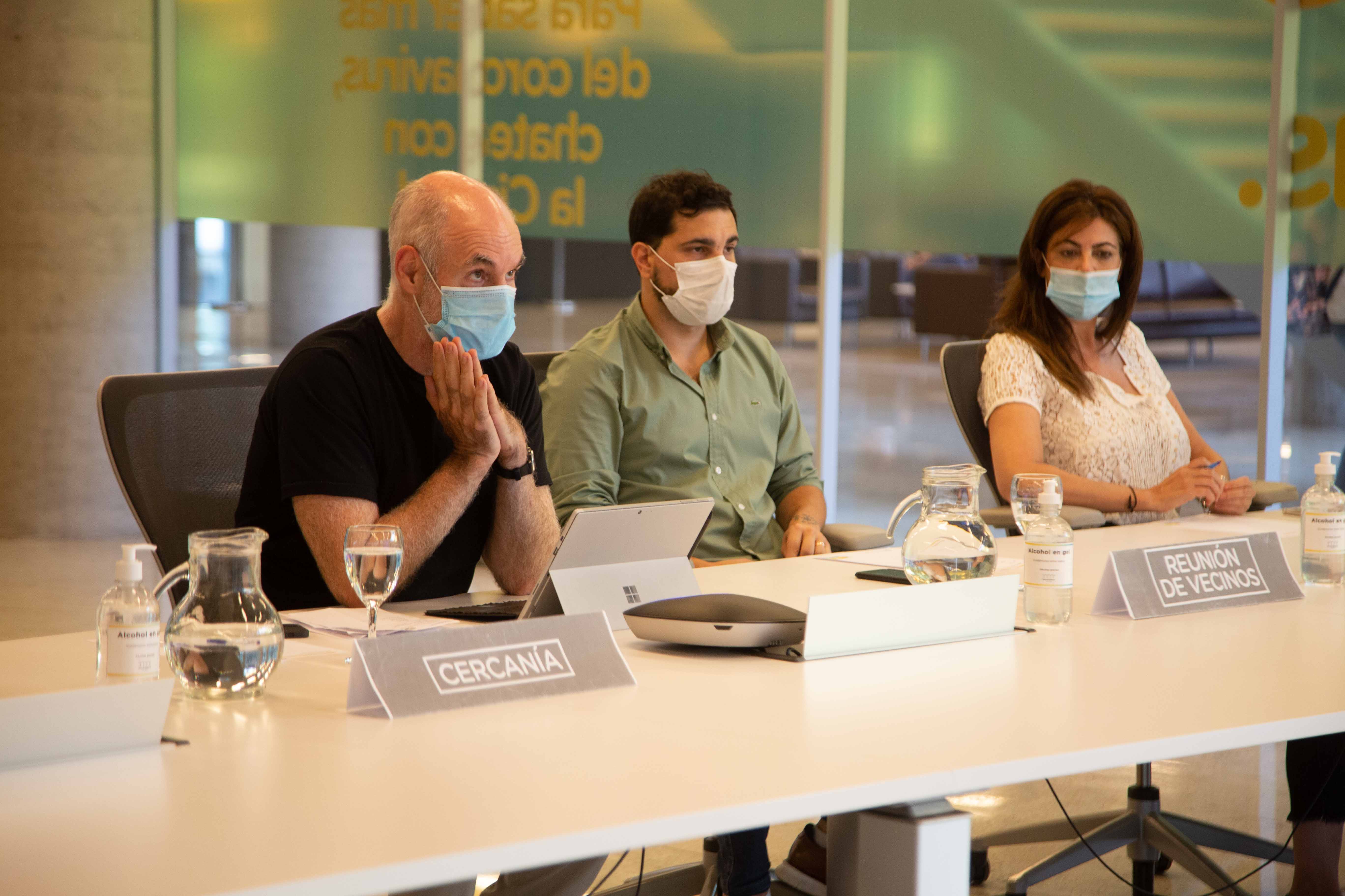 Reunión virtual de vecinos y vecinas de Villa Santa Rita con Horacio