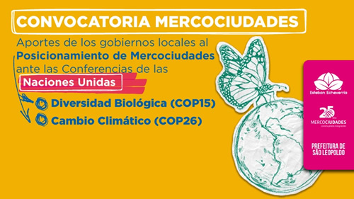 Reunión de la Vicepresidencia de Mercociudades hacia la COP15 y COP26