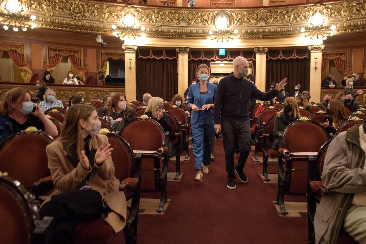 Rodríguez Larreta asistió a una función del Teatro Colón en homenaje a los docentes