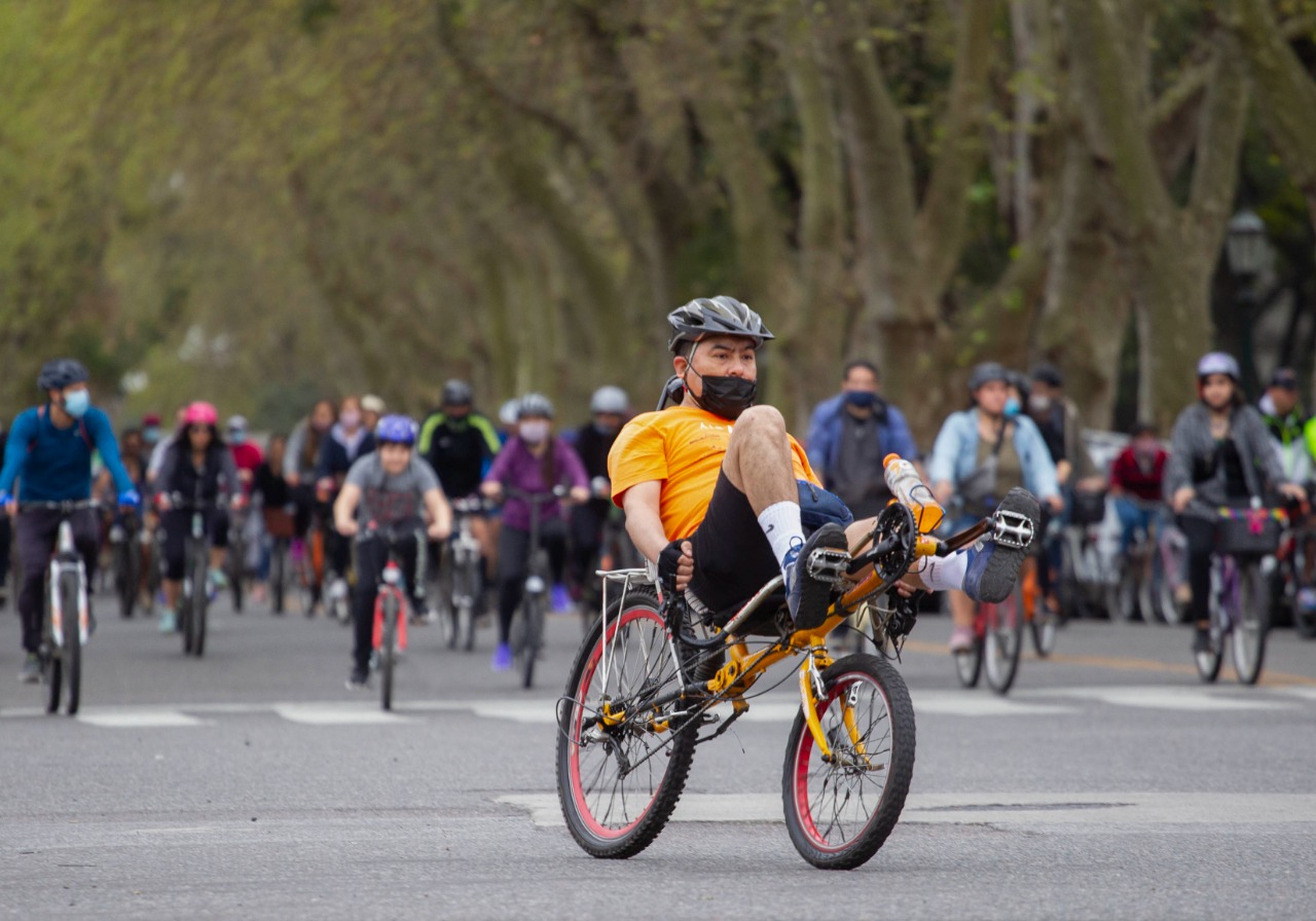 Semana de la Movilidad Sustentable: 500 vecinos participaron de una bicicleteada gratuita en Puerto Madero