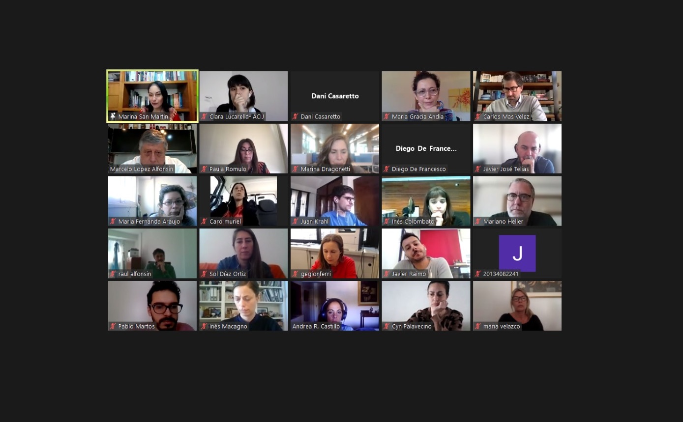 Se realizó el 1° Conversatorio sobre los criterios de interpretación de los principios y excepciones de la Ley N°104