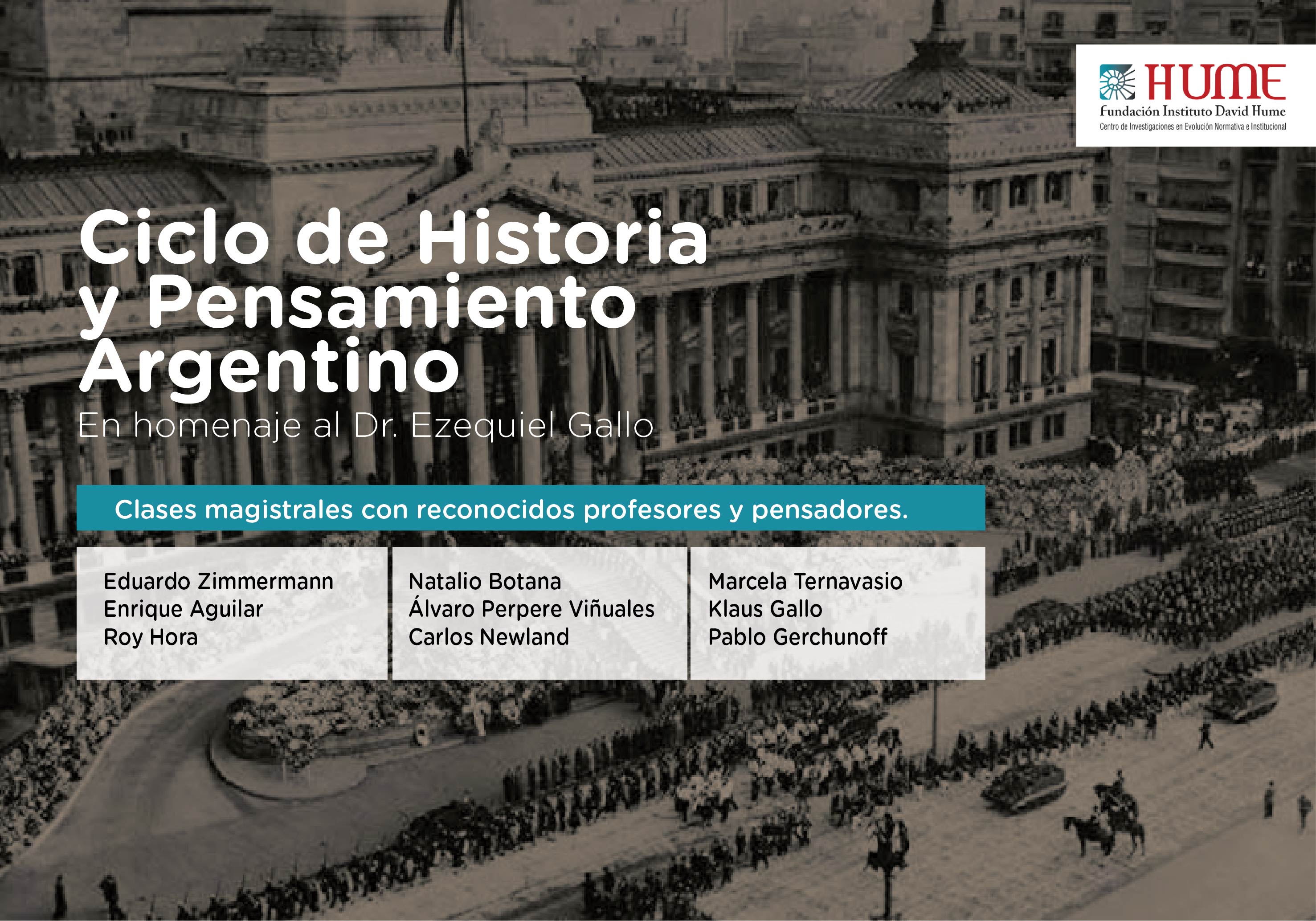 ¡Ya podés inscribirte! Ciclo de Historia y Pensamiento Argentino