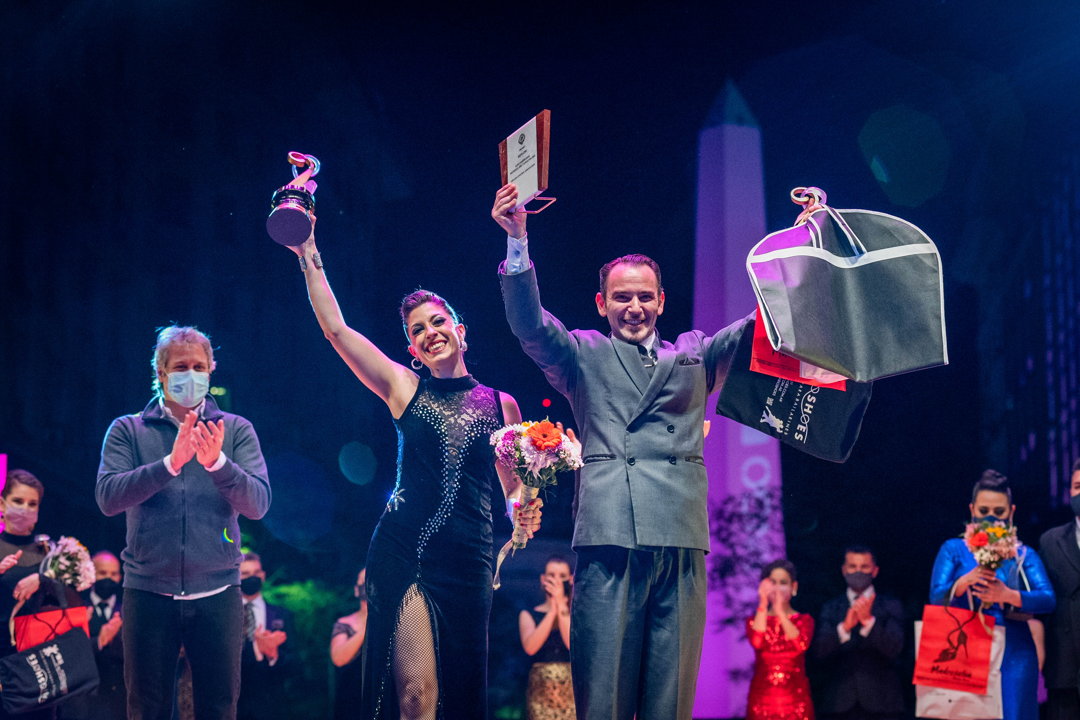 Tango BA Festival y Mundial 2021: las parejas ganadoras de las finales disputadas en el Obelisco