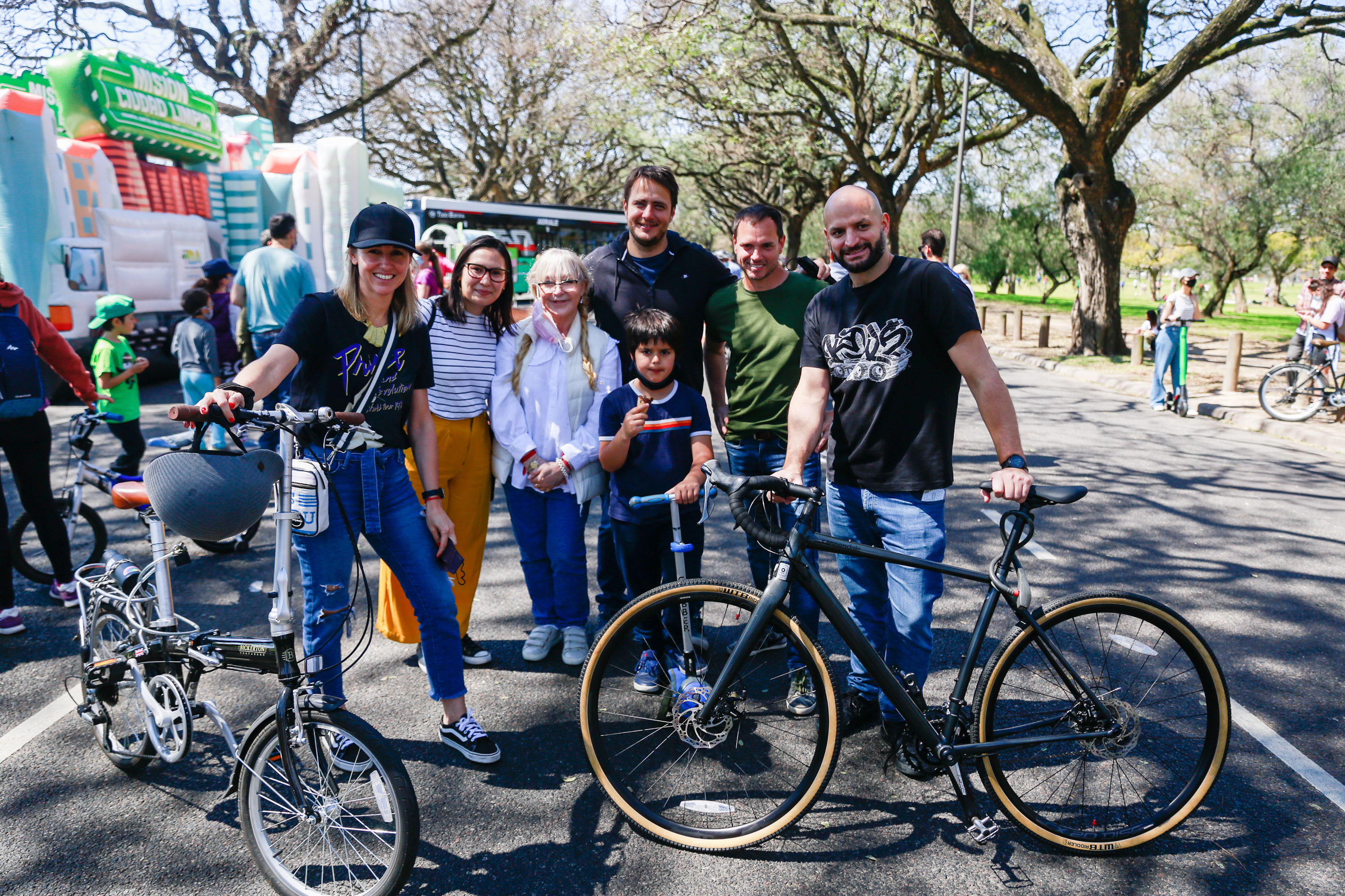 Calles de domingo: la Semana de la Movilidad Sustentable cerró con una bicicleteada