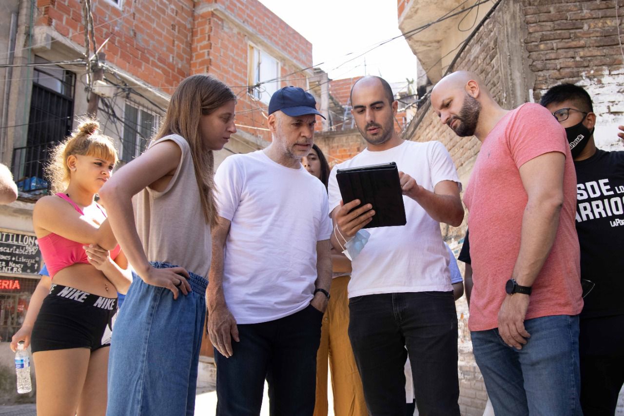 Rodríguez Larreta recorrió el Playón Chacarita que continúa con su proceso de integración socio-urbana