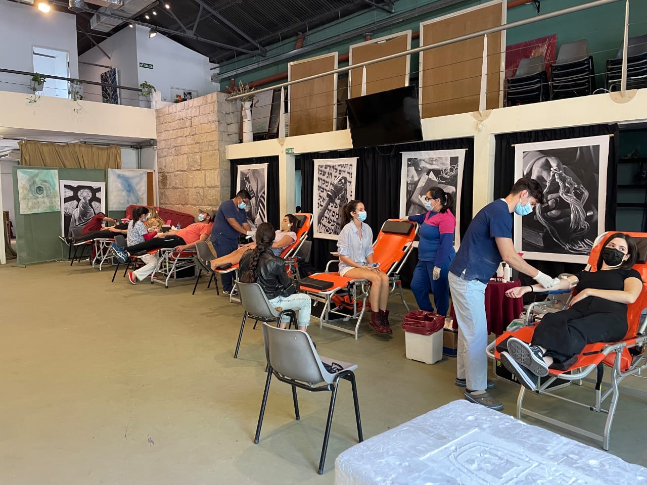 Donación de sangre en diciembre