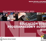 Documento curricular de Educación Digital, Programación y Robótica