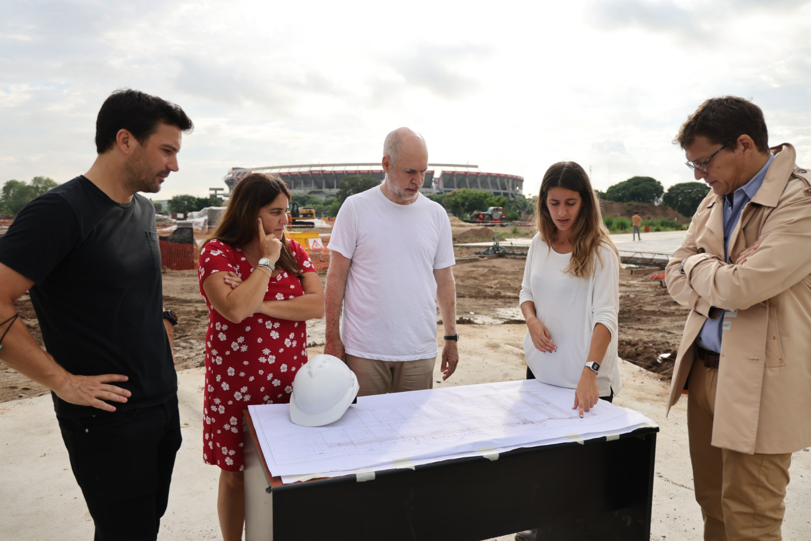 Rodríguez Larreta supervisó las obras del Parque de la Innovación en Núñez