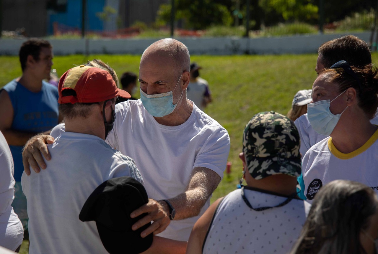 Rodríguez Larreta participó del último día de la Colonia de Verano Parque Chacabuco 