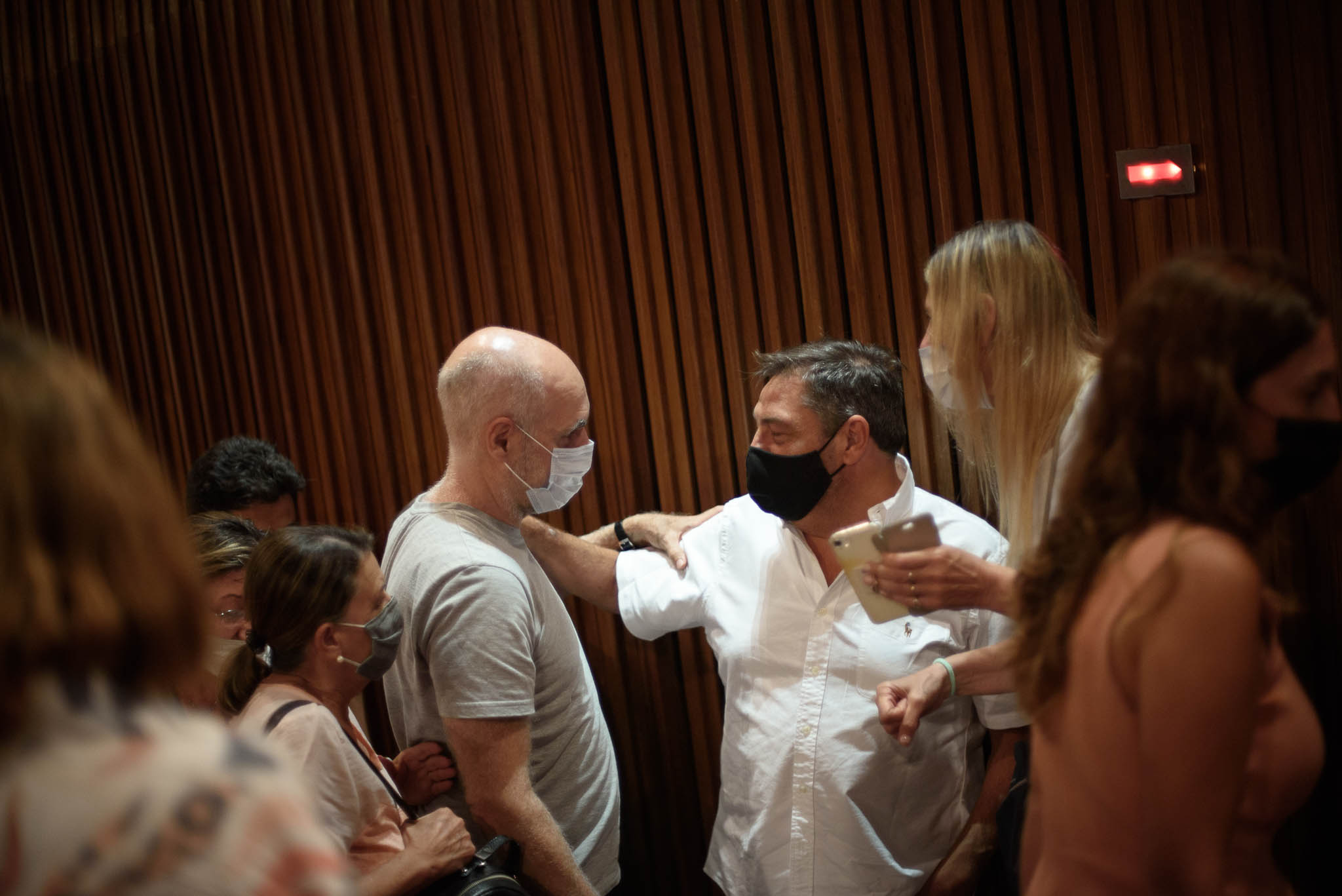 Reunión de vecinos y vecinas de Recoleta con Horacio