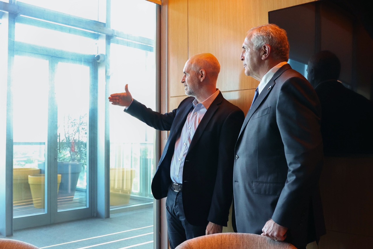 Rodríguez Larreta recibió al embajador de Estados Unidos, Marc Stanley