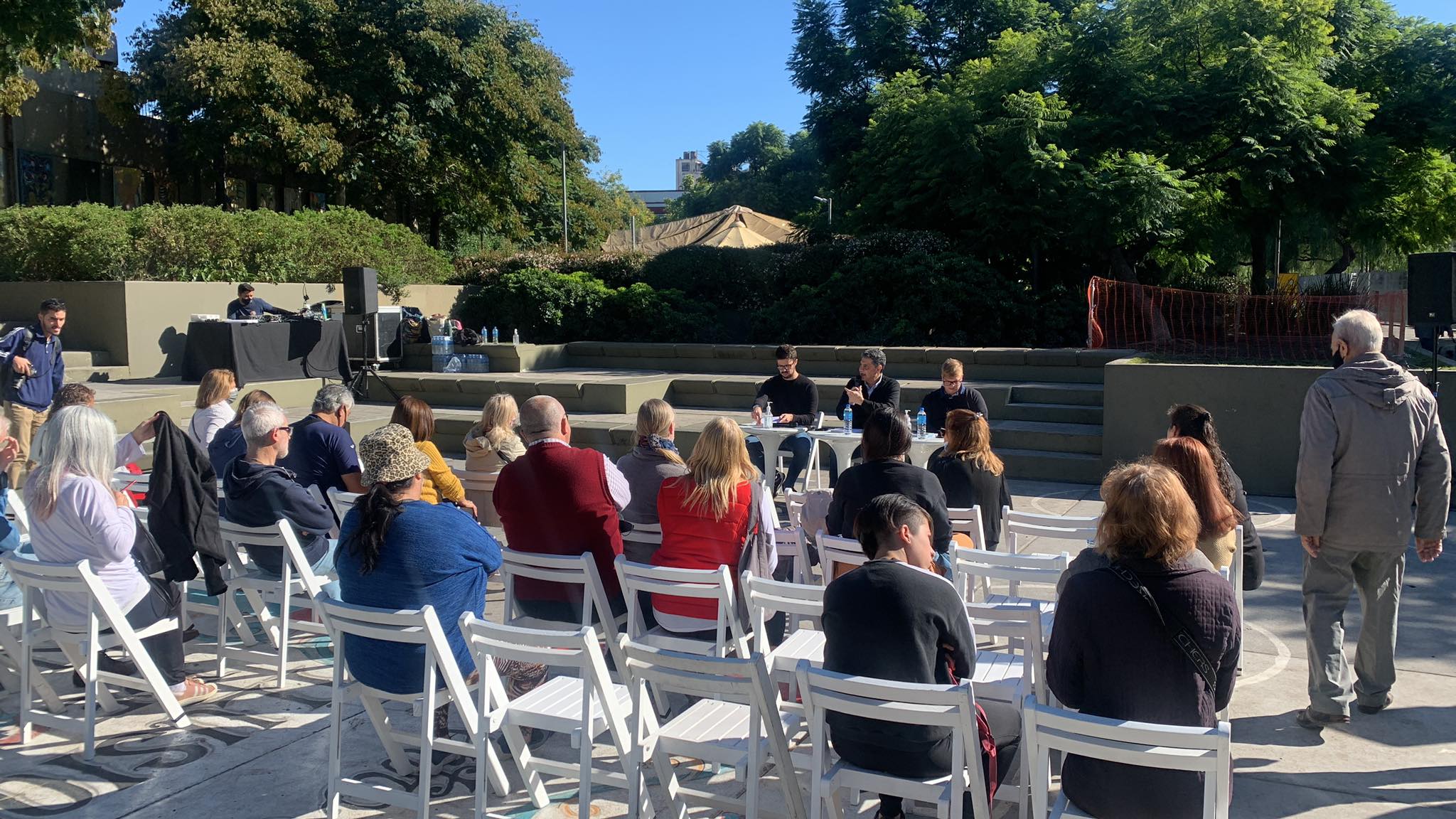 Reunión en Boedo con Jorge Macri