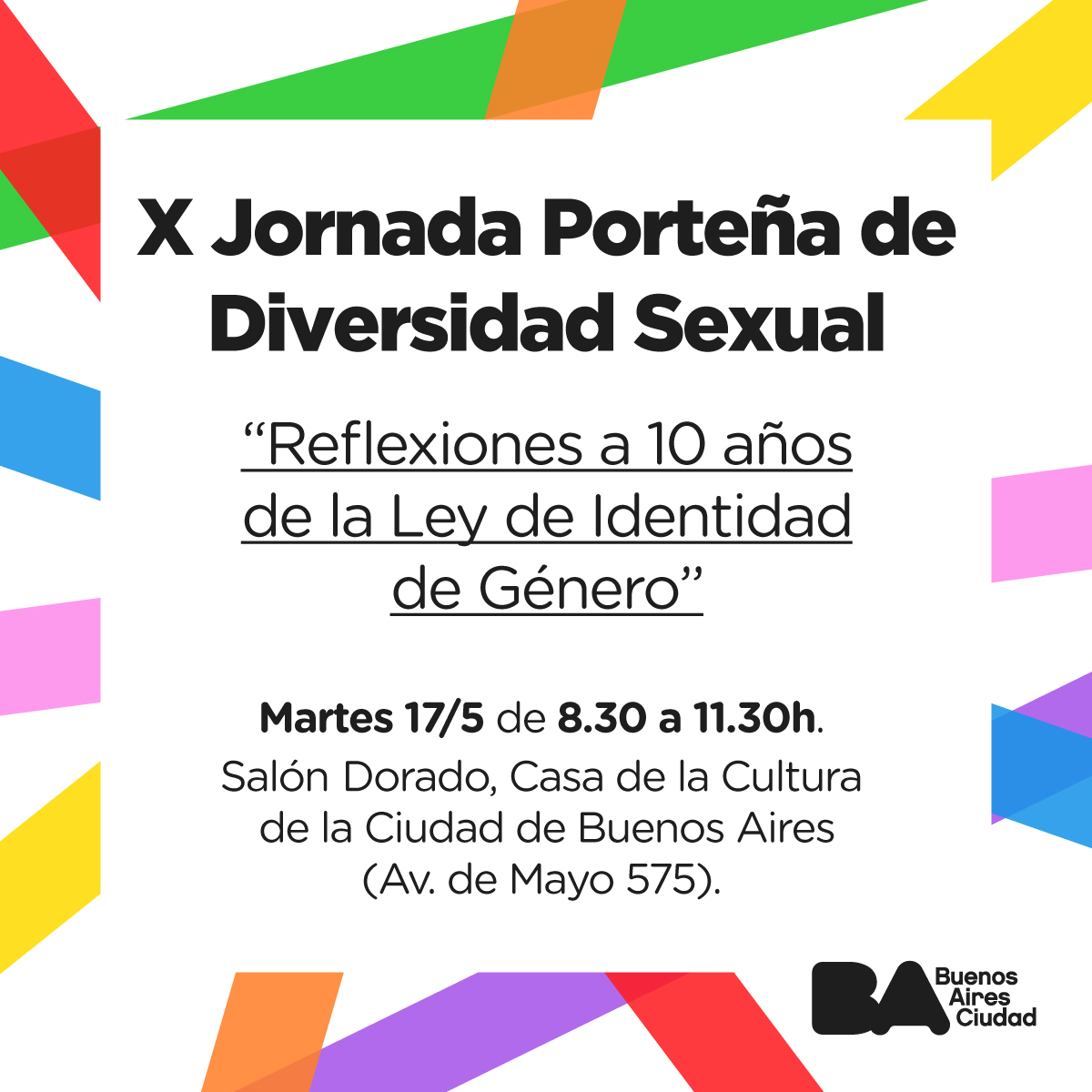 X Jornada Porteña de Diversidad Sexual a 10 años de la Ley de Identidad de Género 