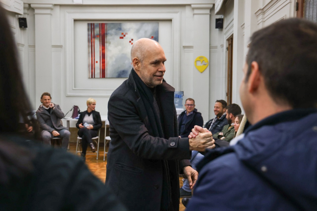 Rodríguez Larreta se reunió con la delegación argentina de los Juegos Macabeos