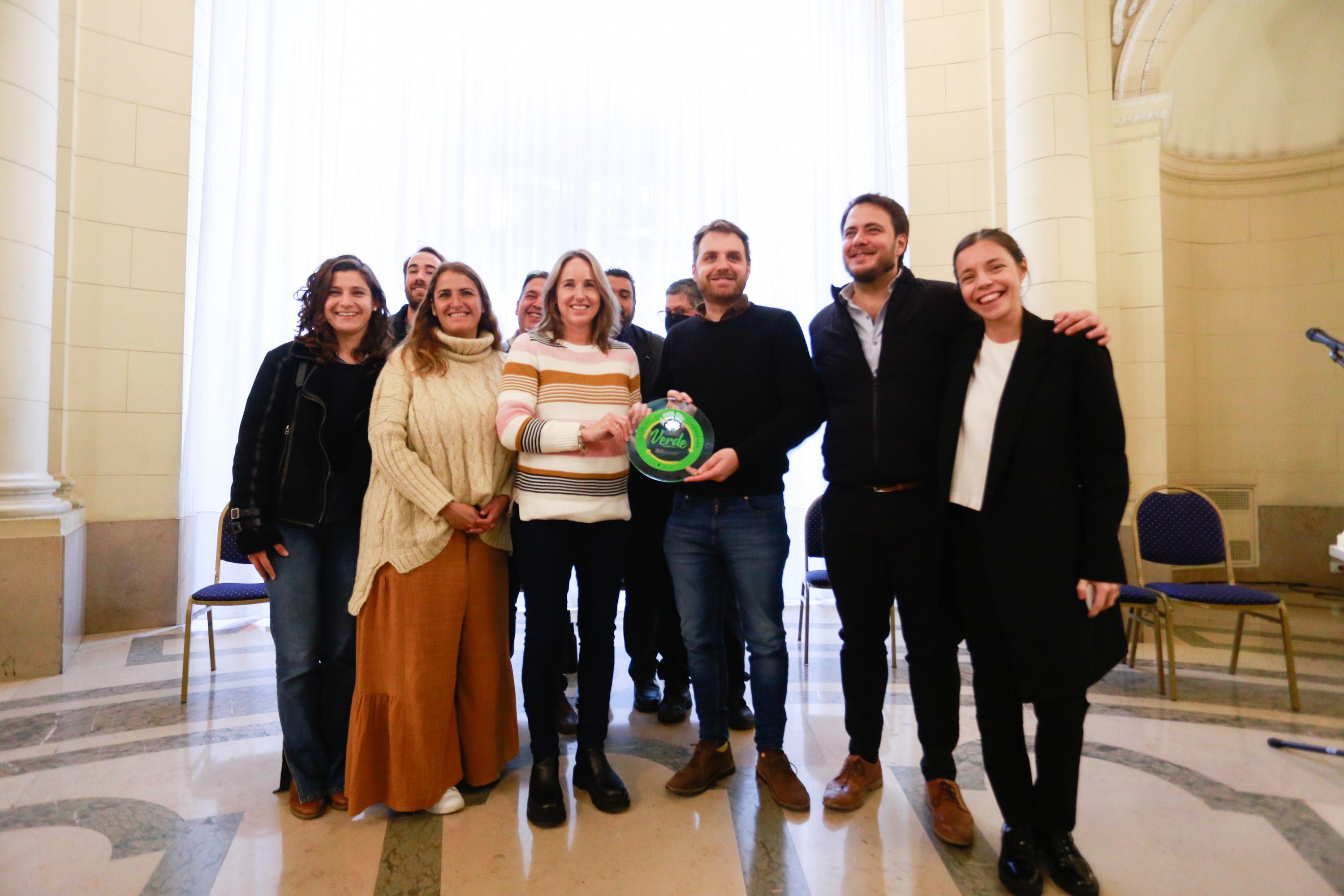 La Legislatura porteña recibió el Sello Verde por sus prácticas sustentables 